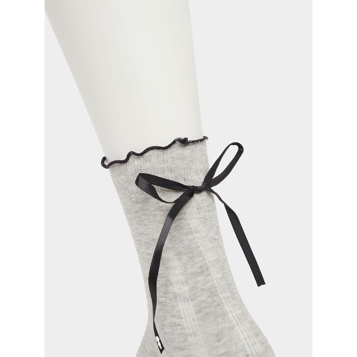مجموعة من 5 جوارب بربطة ريبون-women-socksandstockings-image-3