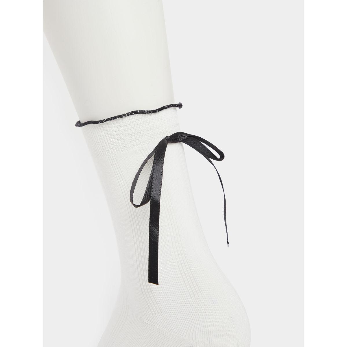 مجموعة من 5 جوارب بربطة ريبون-women-socksandstockings-image-5