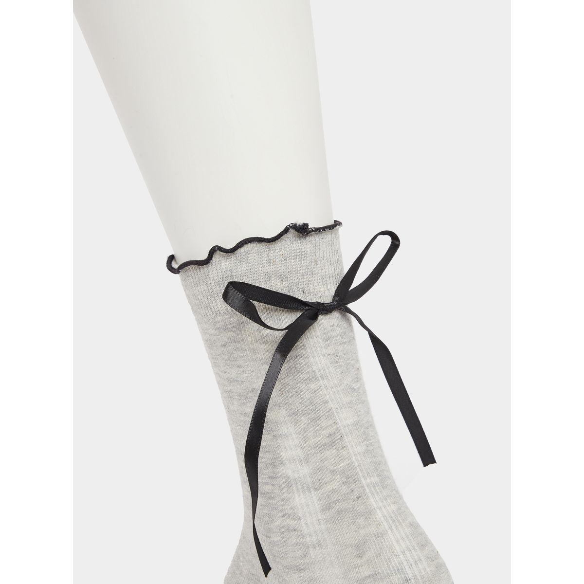 مجموعة من 5 جوارب بربطة ريبون-women-socksandstockings-image-7