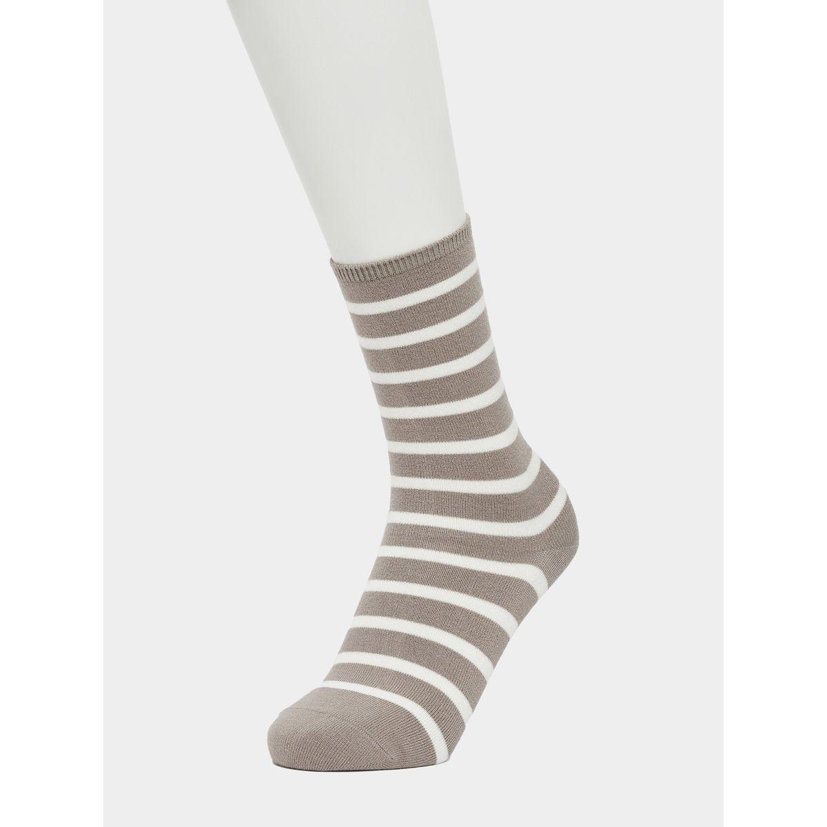 مجموعة من 5 جوارب بتفاصيل مخططة-women-socksandstockings-image-4