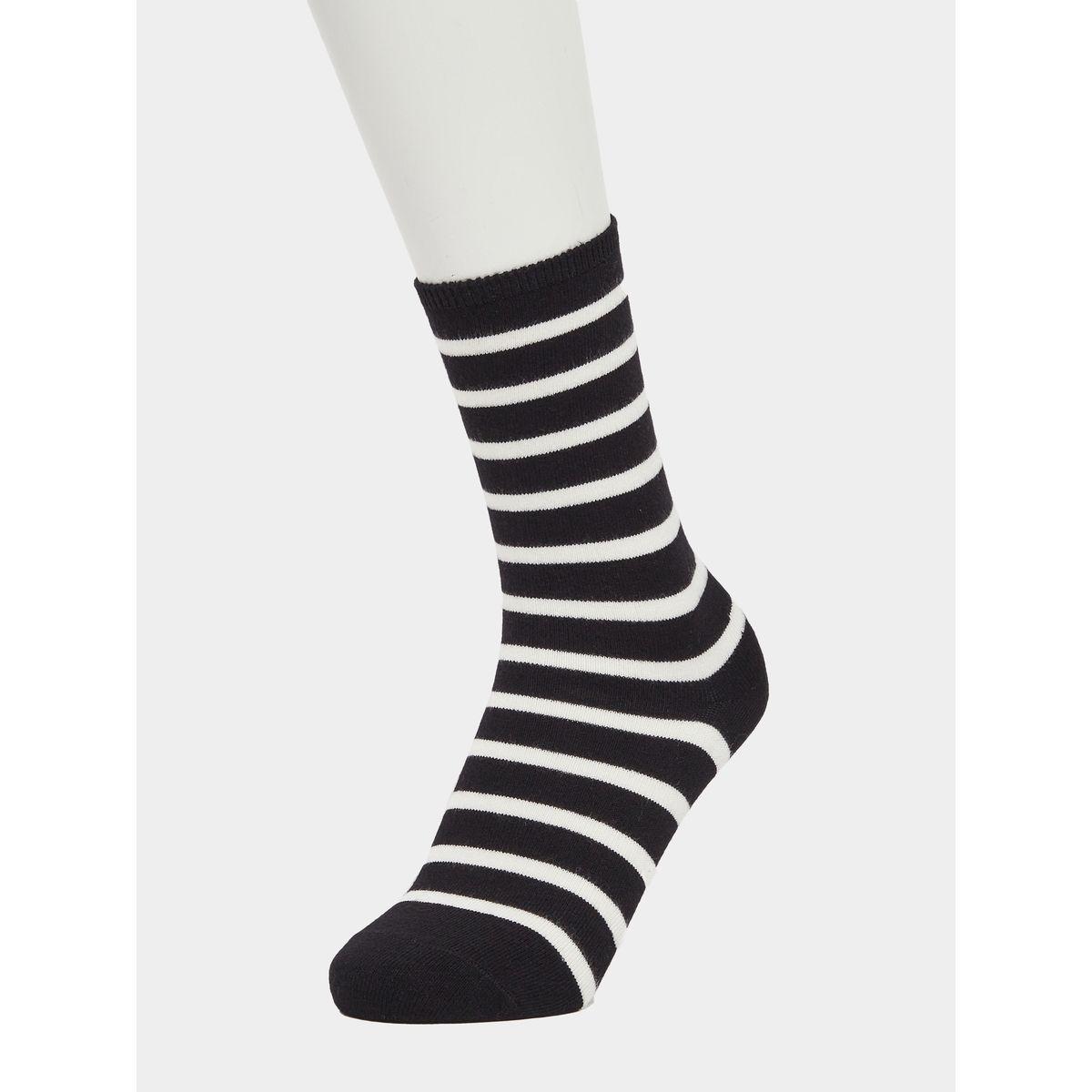Set of 5 - Striped Crew Socks-women-socksandstockings-image-8