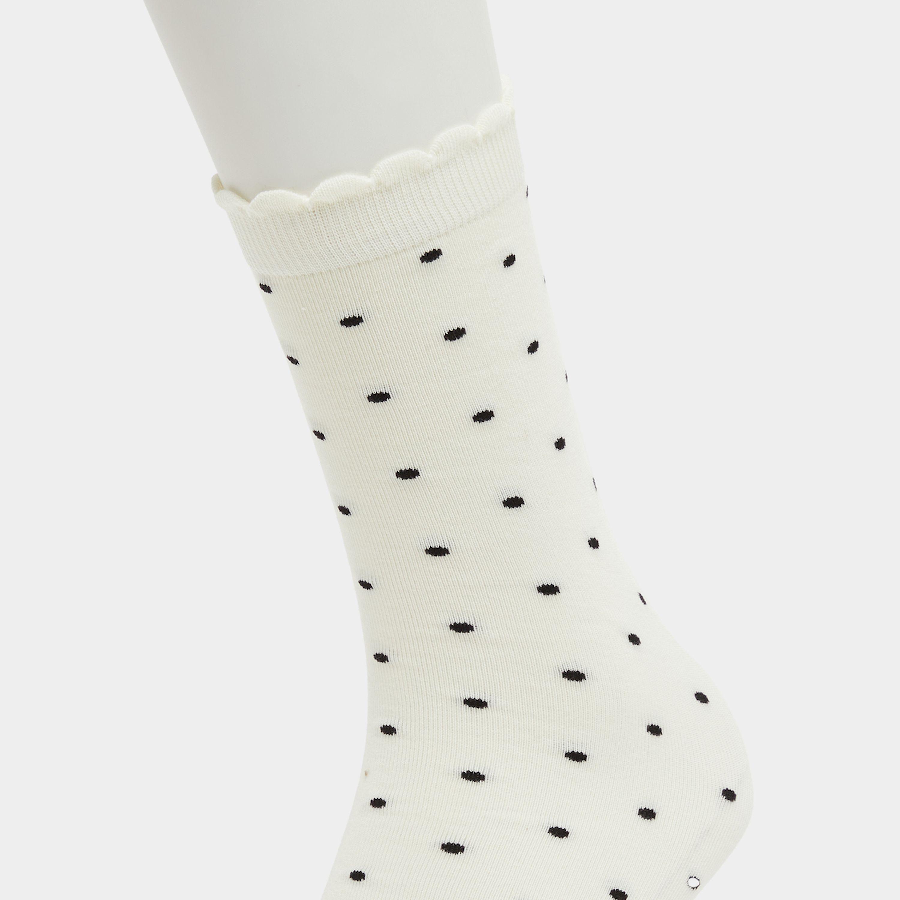 Styli Set Of 5 - Polka Dot Crew Socks-women-socksandstockings-image-3