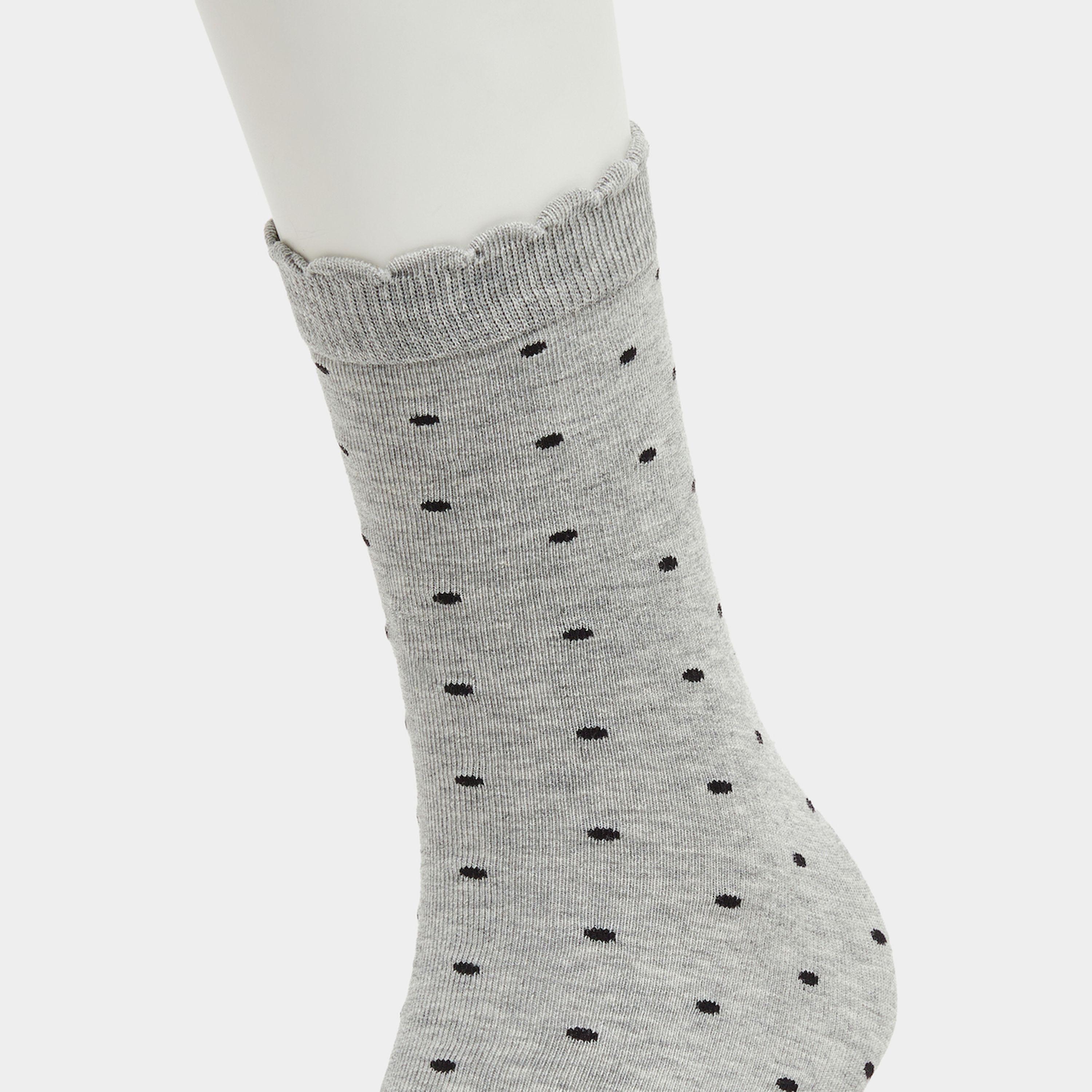 Styli Set Of 5 - Polka Dot Crew Socks-women-socksandstockings-image-5