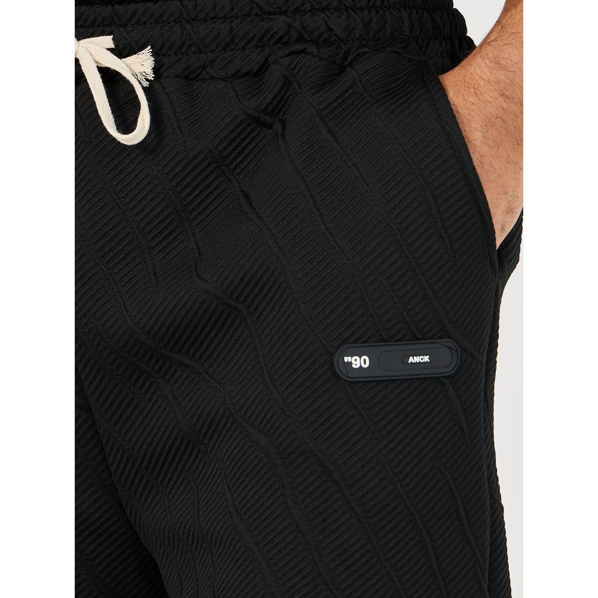 طقم منسق من شورت وتيشيرت فضفاض بأكمام قصيرة-men-clothing-coordsets-image-4