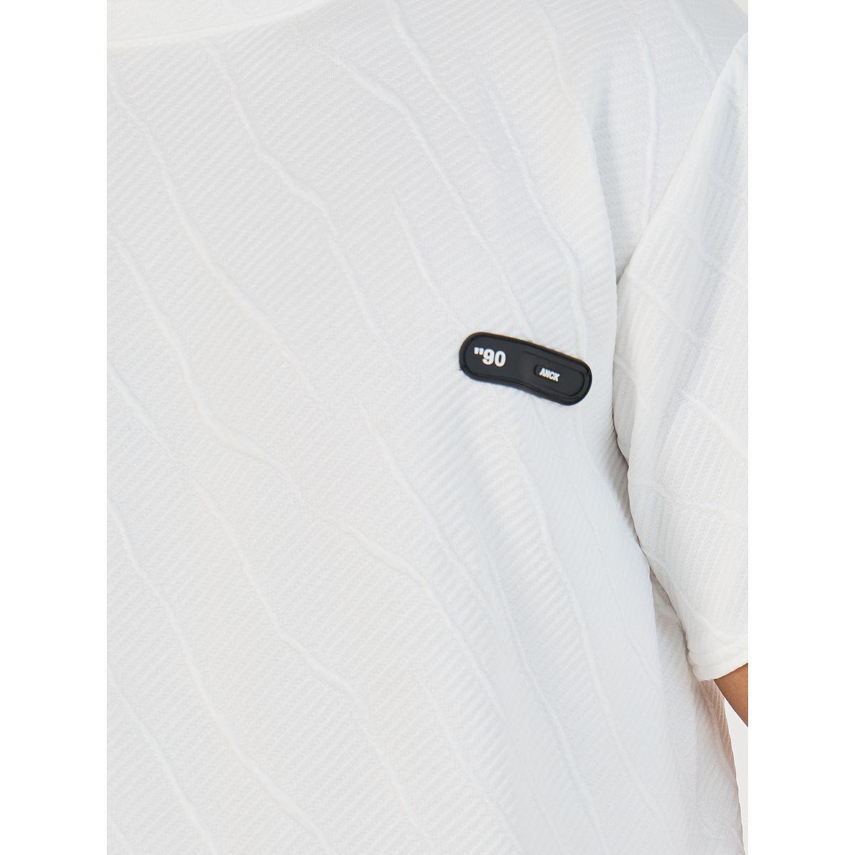 Styli Textured Oversized Short Sleeve T-Shirt and Shorts Co-Ords-men-clothing-coordsets-image-3