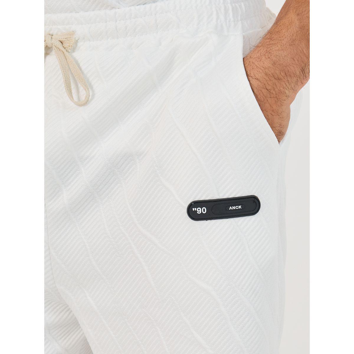 Styli Textured Oversized Short Sleeve T-Shirt and Shorts Co-Ords-men-clothing-coordsets-image-5