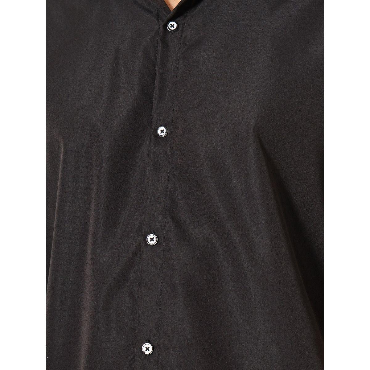 Solid Oversized Shirt and Shorts Co-Ords Set-men-clothing-coordsets-image-3