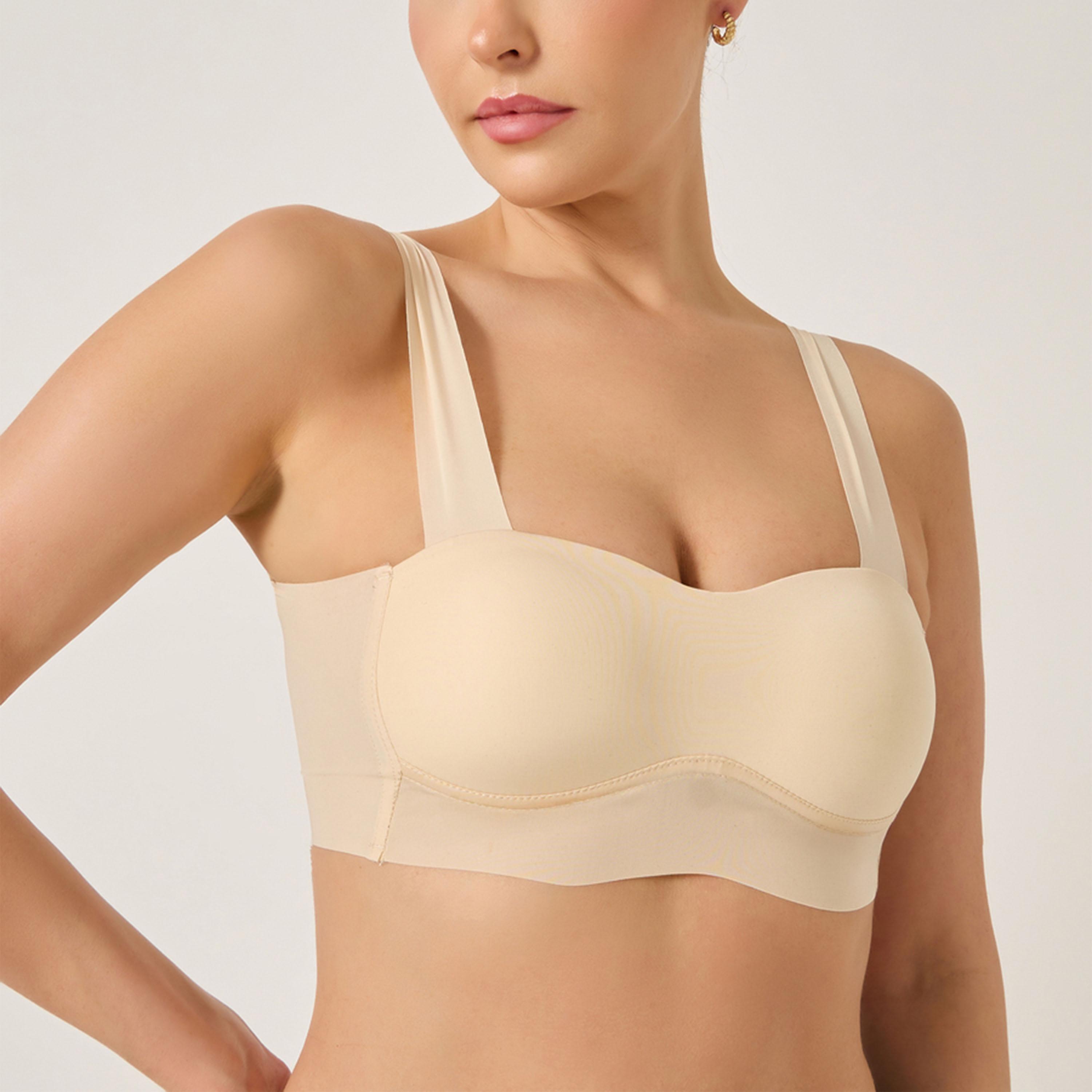 Styli Pack Of 2 - Padded Non-Wired Wide Strap Crop Top-women-clothing-lingerie-bras-image-6