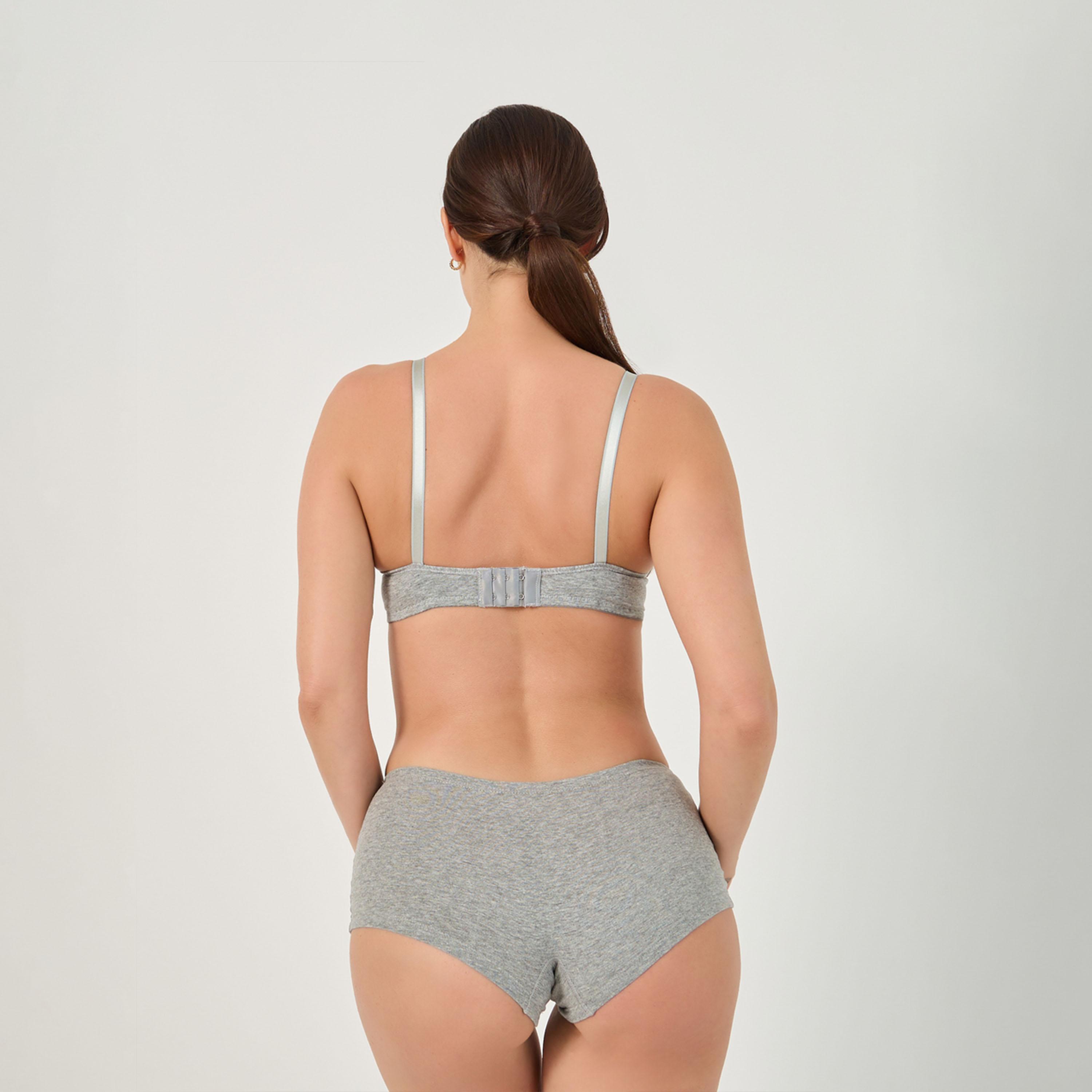 Styli Pack Of 2 - Padded Wired Ruched Center Push Up Bra-women-clothing-lingerie-bras-image-6