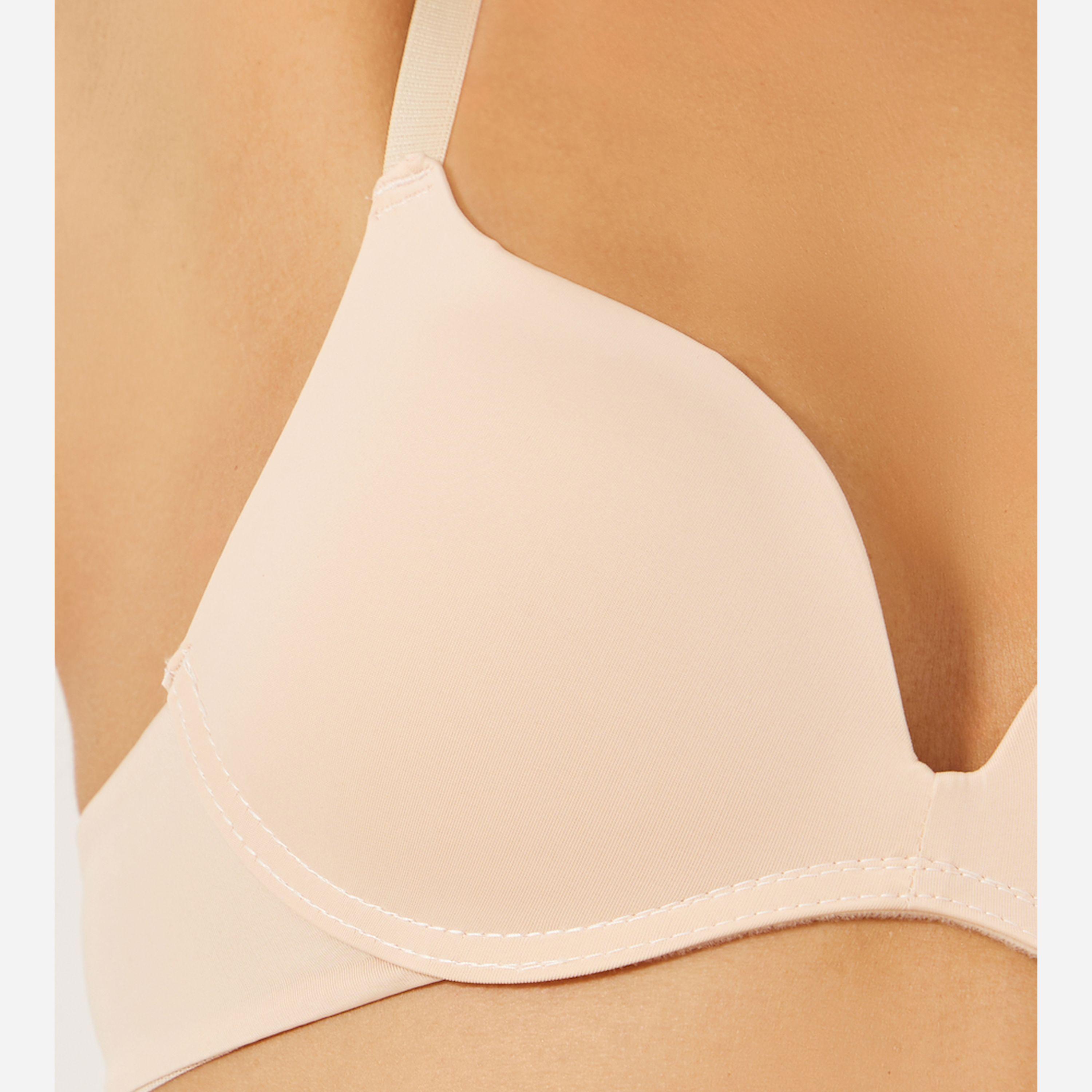ستايلي - حمالة صدر تي شيرت سادة - قطعتين-women-clothing-lingerie-bras-image-3
