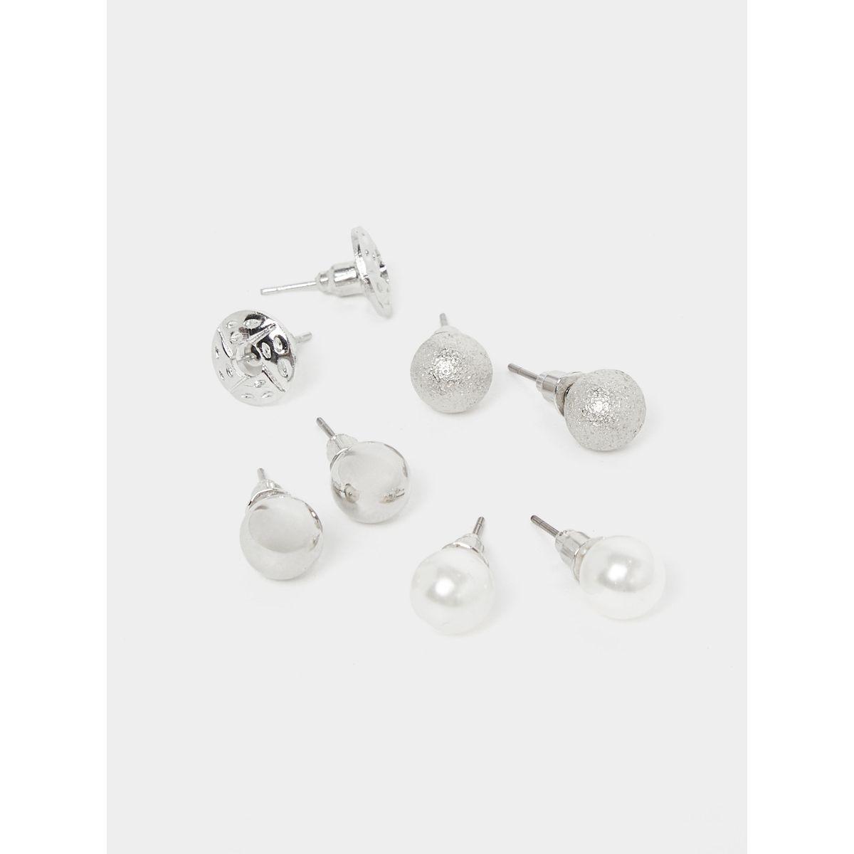 Set of 12 - Embellished Stud Earrings-women-watchesandjewellery-jewellery-earrings-image-3