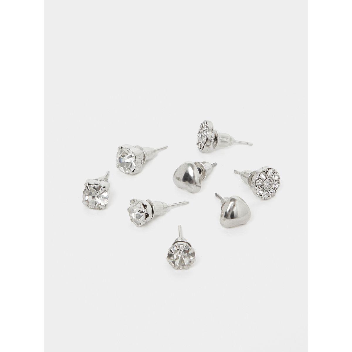 مجموعة من 12 اقراط اذن كاجوال-women-watchesandjewellery-jewellery-earrings-image-4