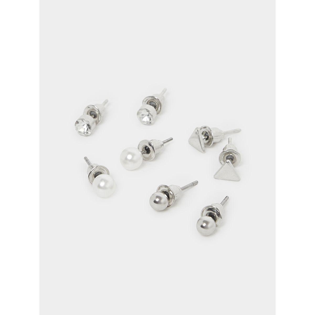 Set of 12 - Embellished Stud Earrings-women-watchesandjewellery-jewellery-earrings-image-5