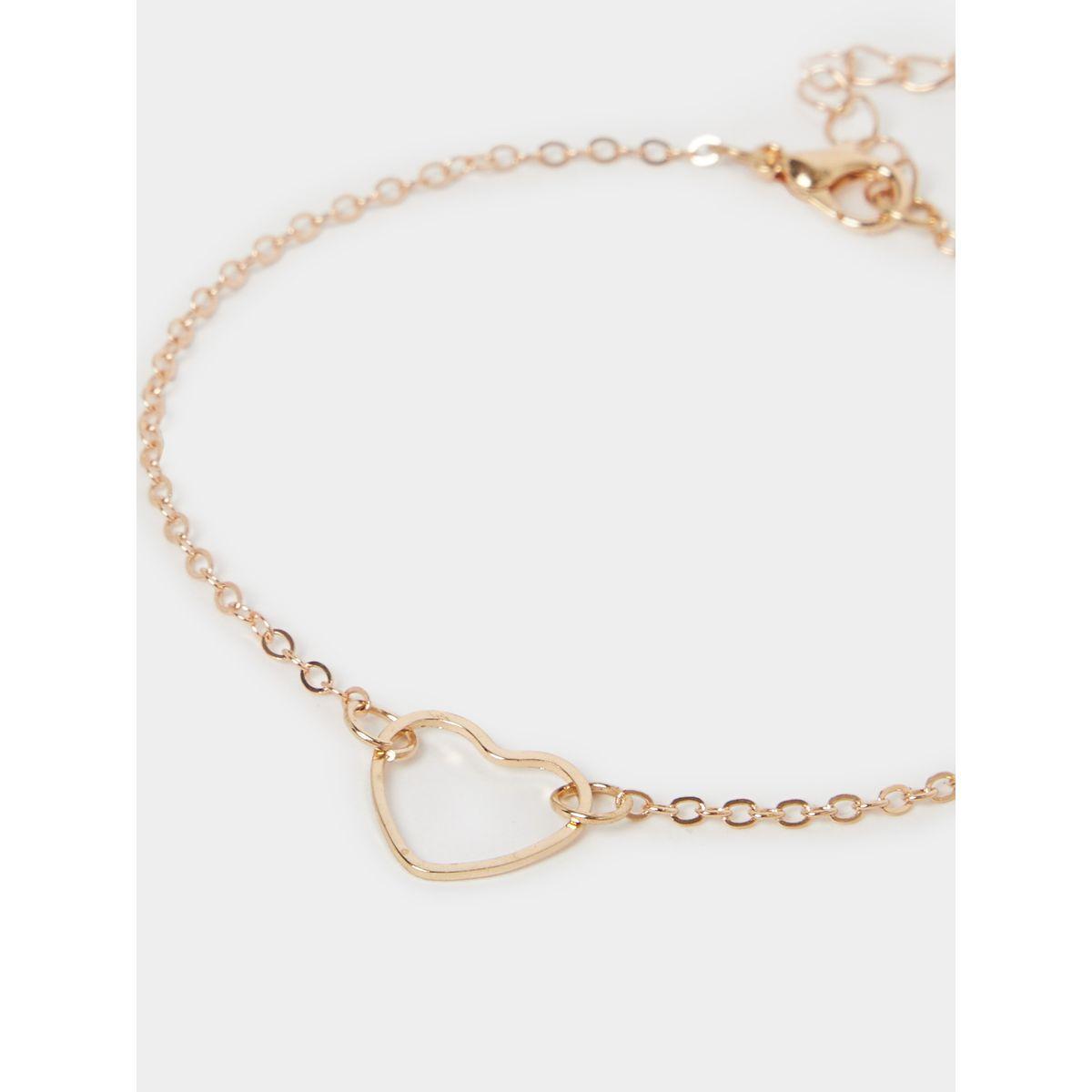 Set of 2 - Heart Drop Anklet-women-watchesandjewellery-jewellery-anklets-image-2