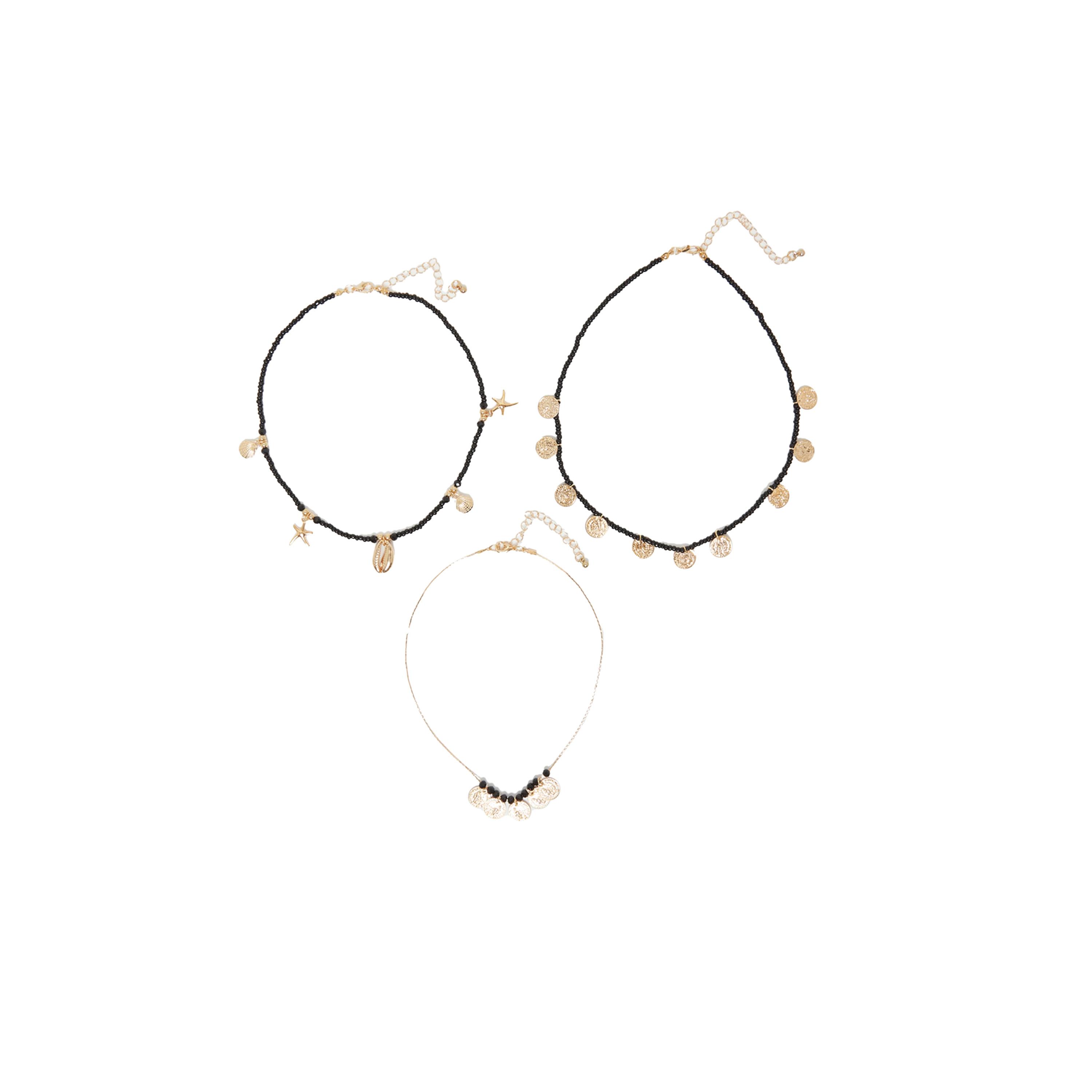 ستايلي -  مجموعة من 3 قطع قلادة متعددة القطرات-women-watchesandjewellery-jewellery-necklacesandpendants-image-2