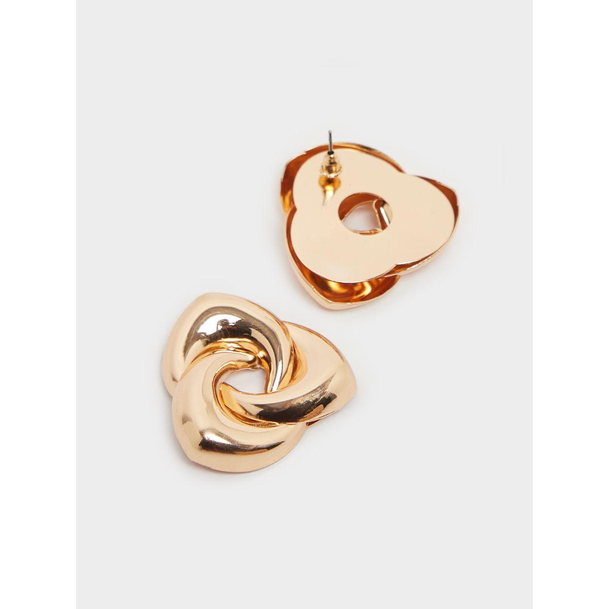 Metallic Finish Stud Earrings-women-watchesandjewellery-jewellery-earrings-image-4