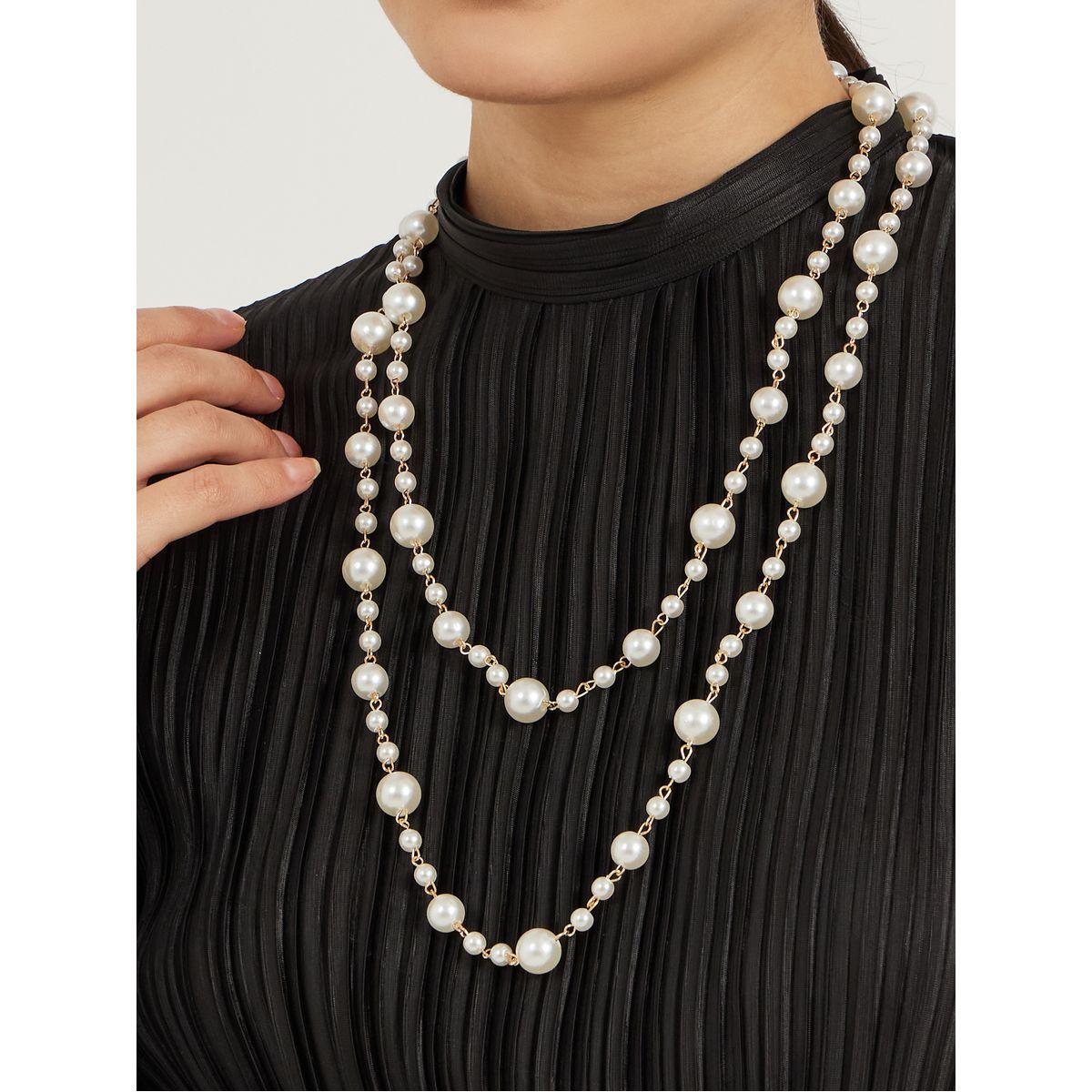 Faux Pearl Long Necklace-women-watchesandjewellery-jewellery-necklacesandpendants-image-1