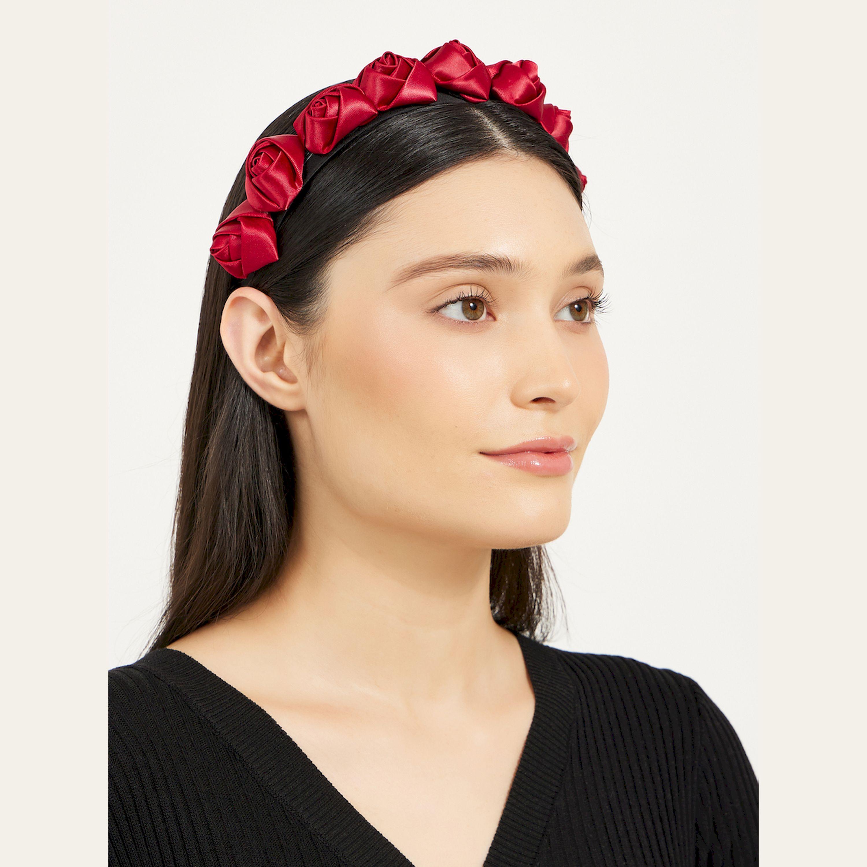 Styli Set Of 2 - Flower Applique Headband-women-hairaccessories-bands-image-2