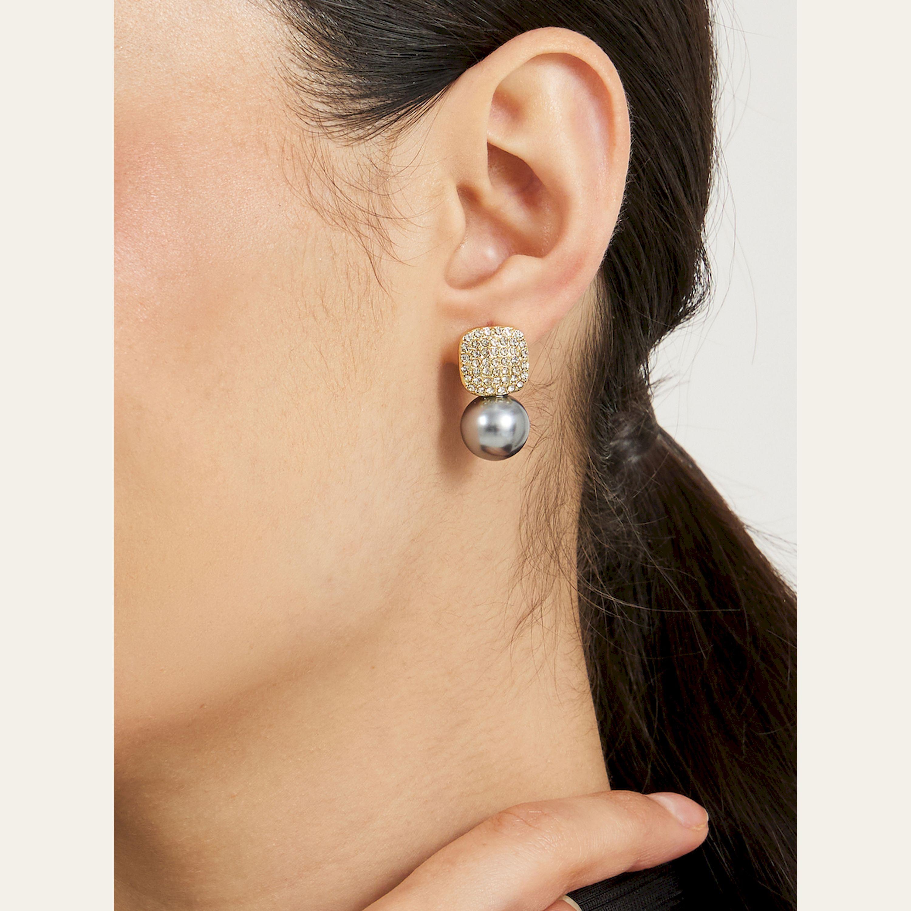 ستايلي - أقراط متدلية مزينة باللؤلؤ الصناعي-women-watchesandjewellery-jewellery-earrings-image-2