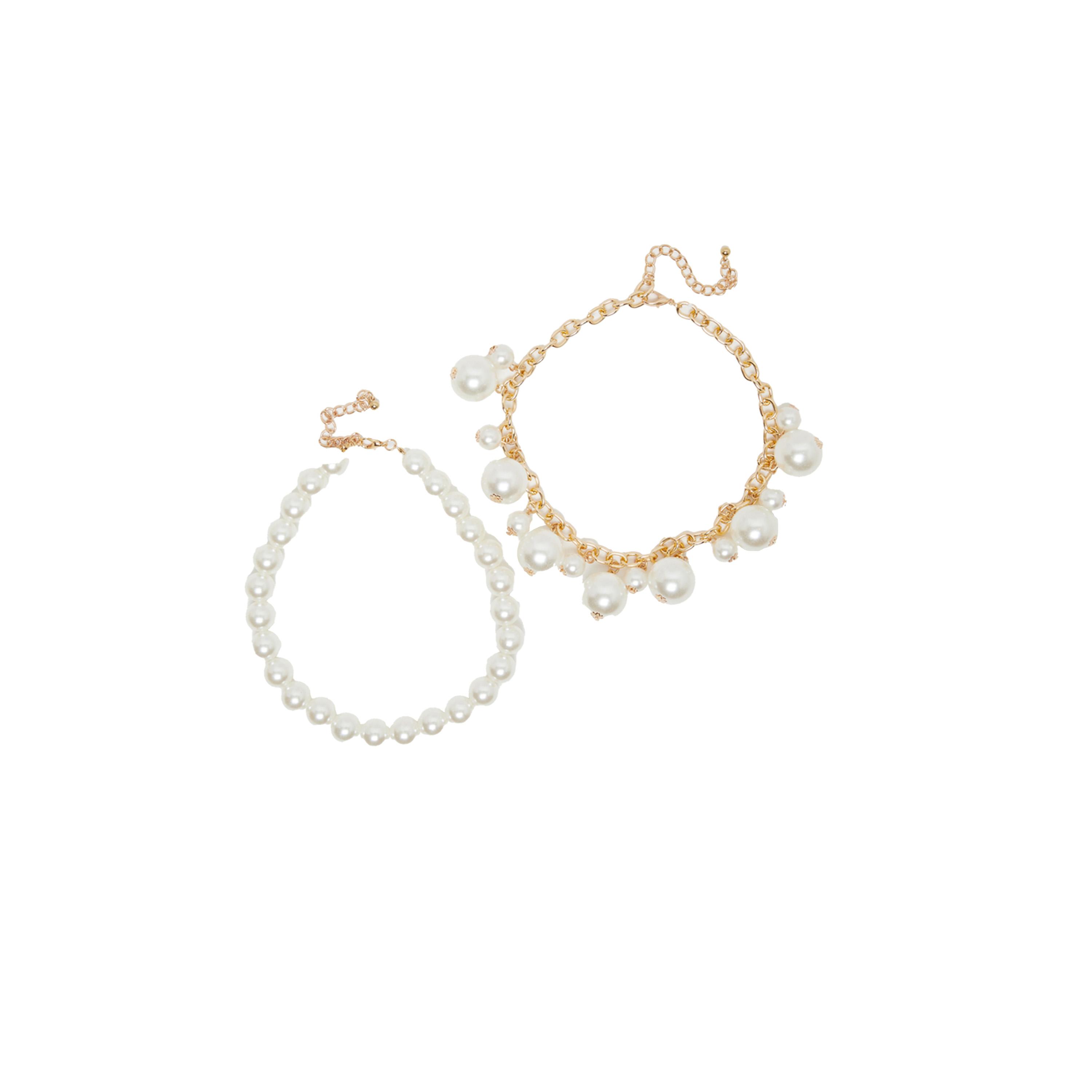 ستايلي -  مجموعة من قطعتين - قلادة من حبات اللؤلؤ الصناعي-women-watchesandjewellery-jewellery-necklacesandpendants-image-2