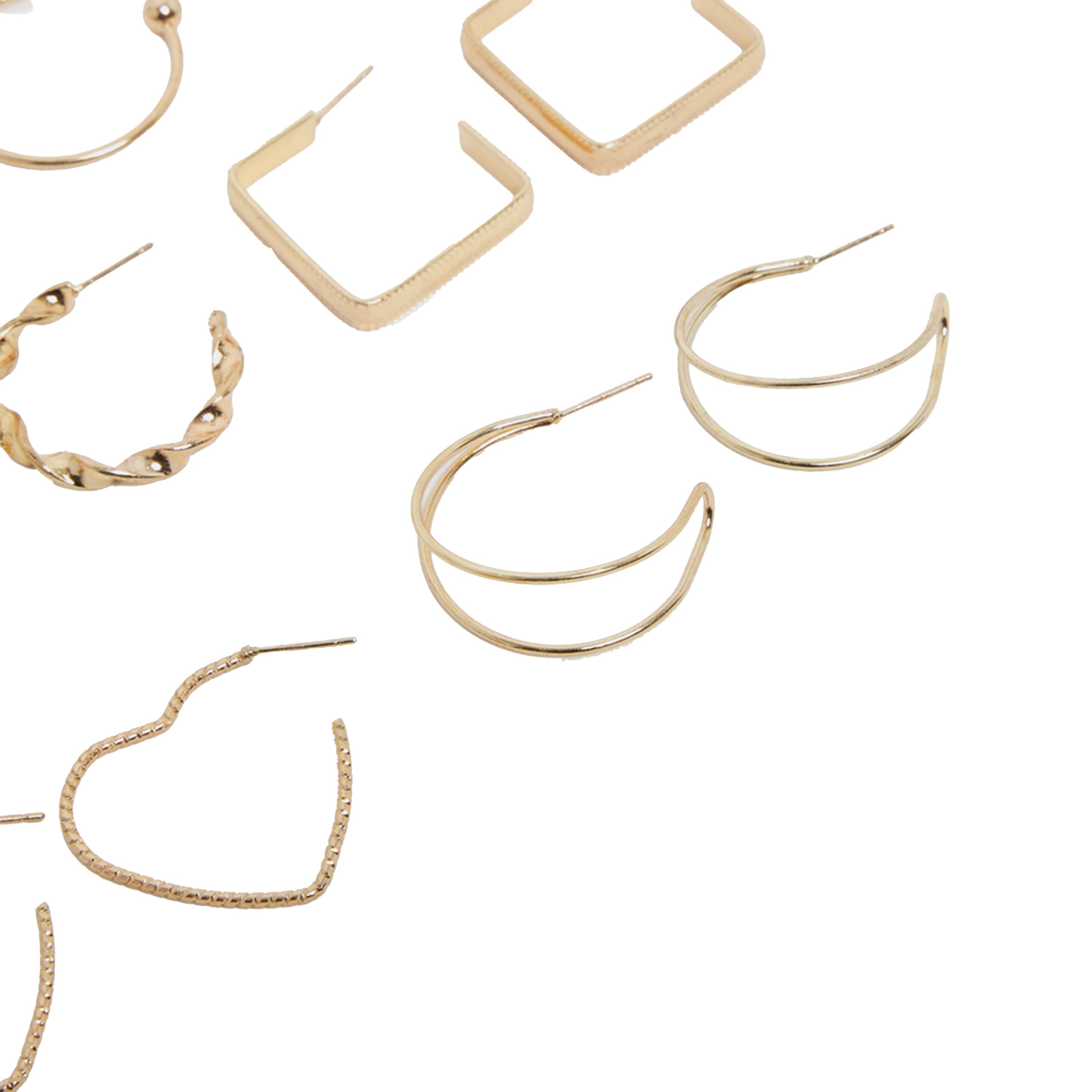 ستايلي -  مجموعة من 9 أقراط دائرية عادية نصف دائرية-women-watchesandjewellery-jewellery-earrings-image-4