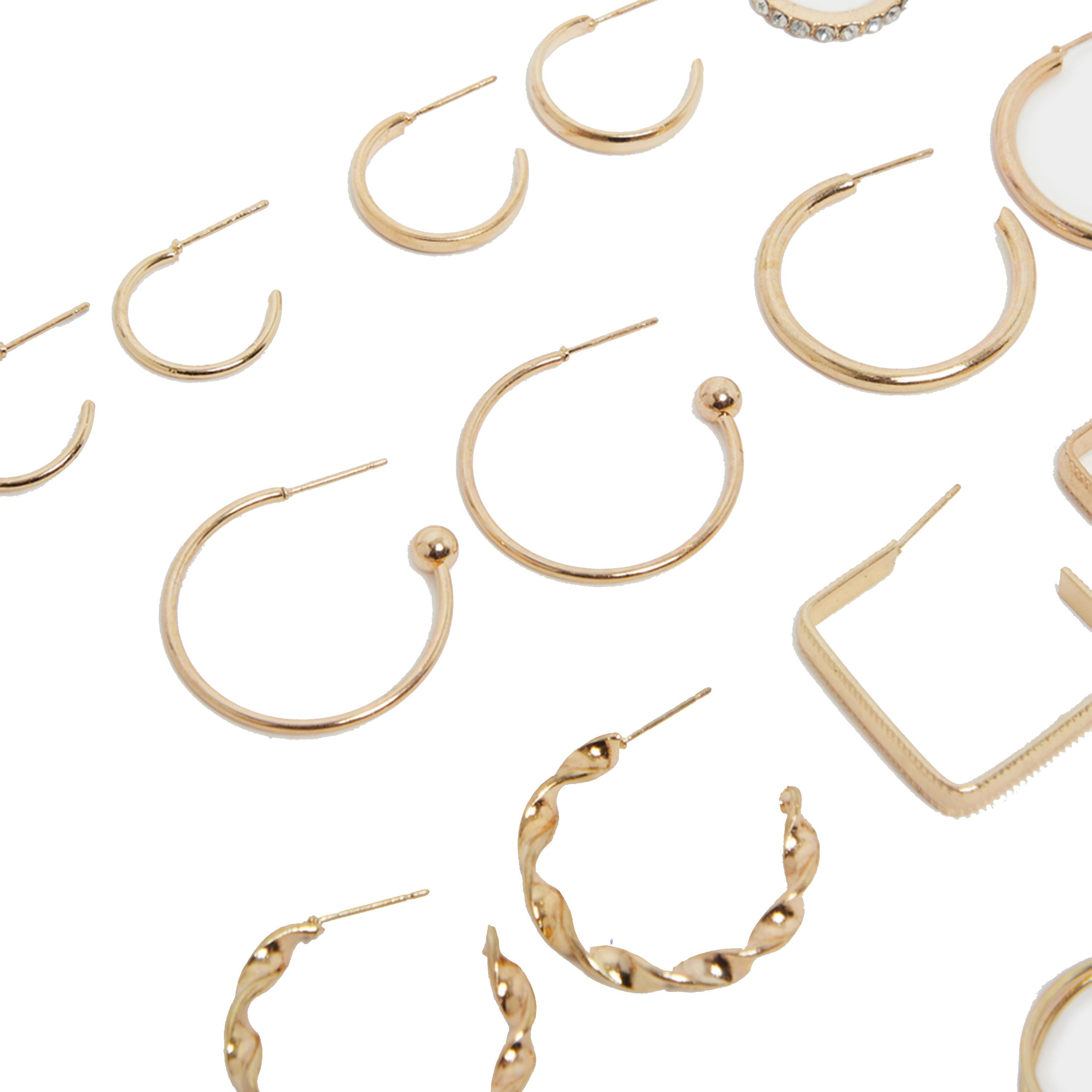 ستايلي -  مجموعة من 9 أقراط دائرية عادية نصف دائرية-women-watchesandjewellery-jewellery-earrings-image-5