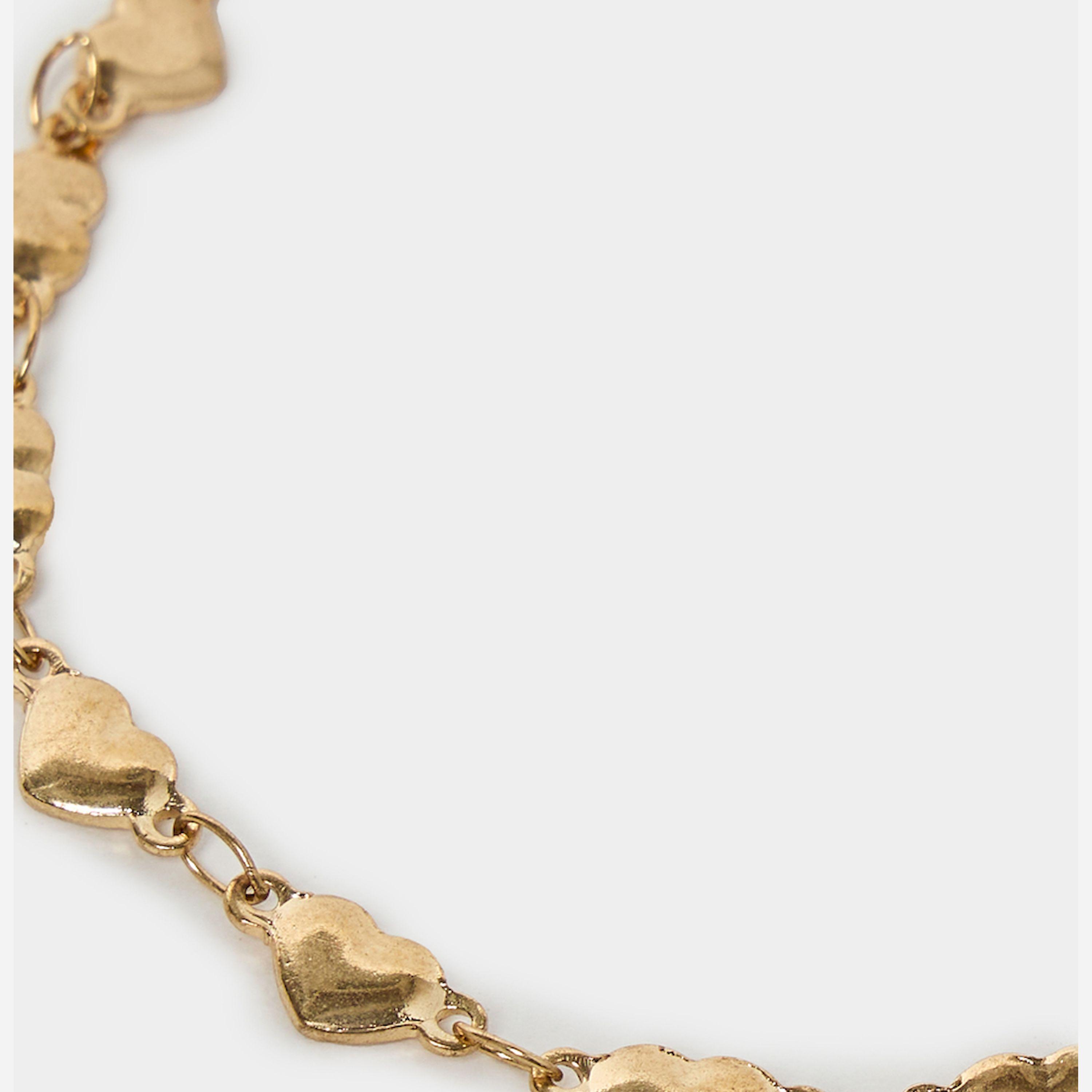 Styli Set Of 4 - Heart Accent Chain Anklets-women-watchesandjewellery-jewellery-anklets-image-6