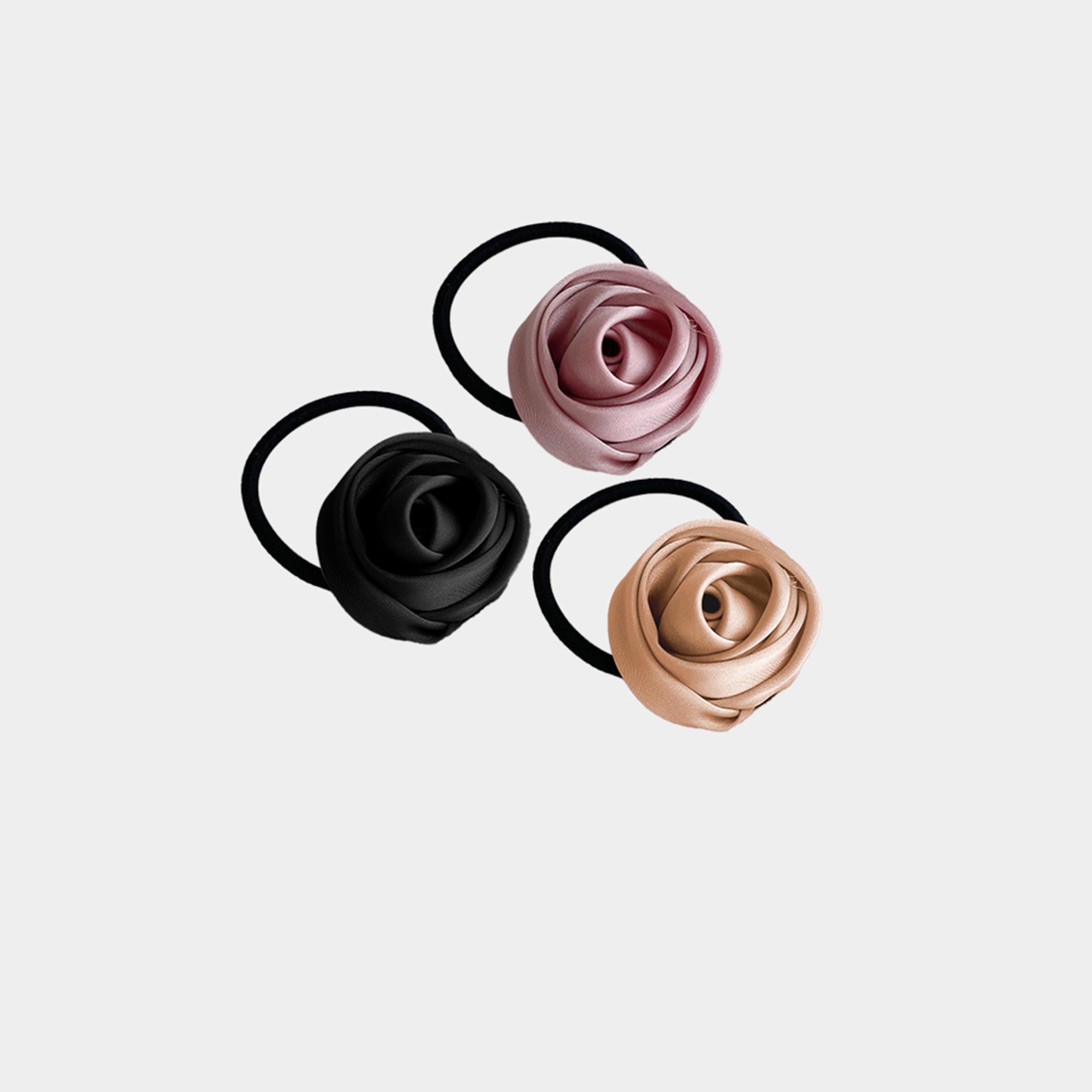 ستايلي - مجموعة من 3 قطع - ربطة شعر بتفاصيل زهور-women-hairaccessories-bands-image-1