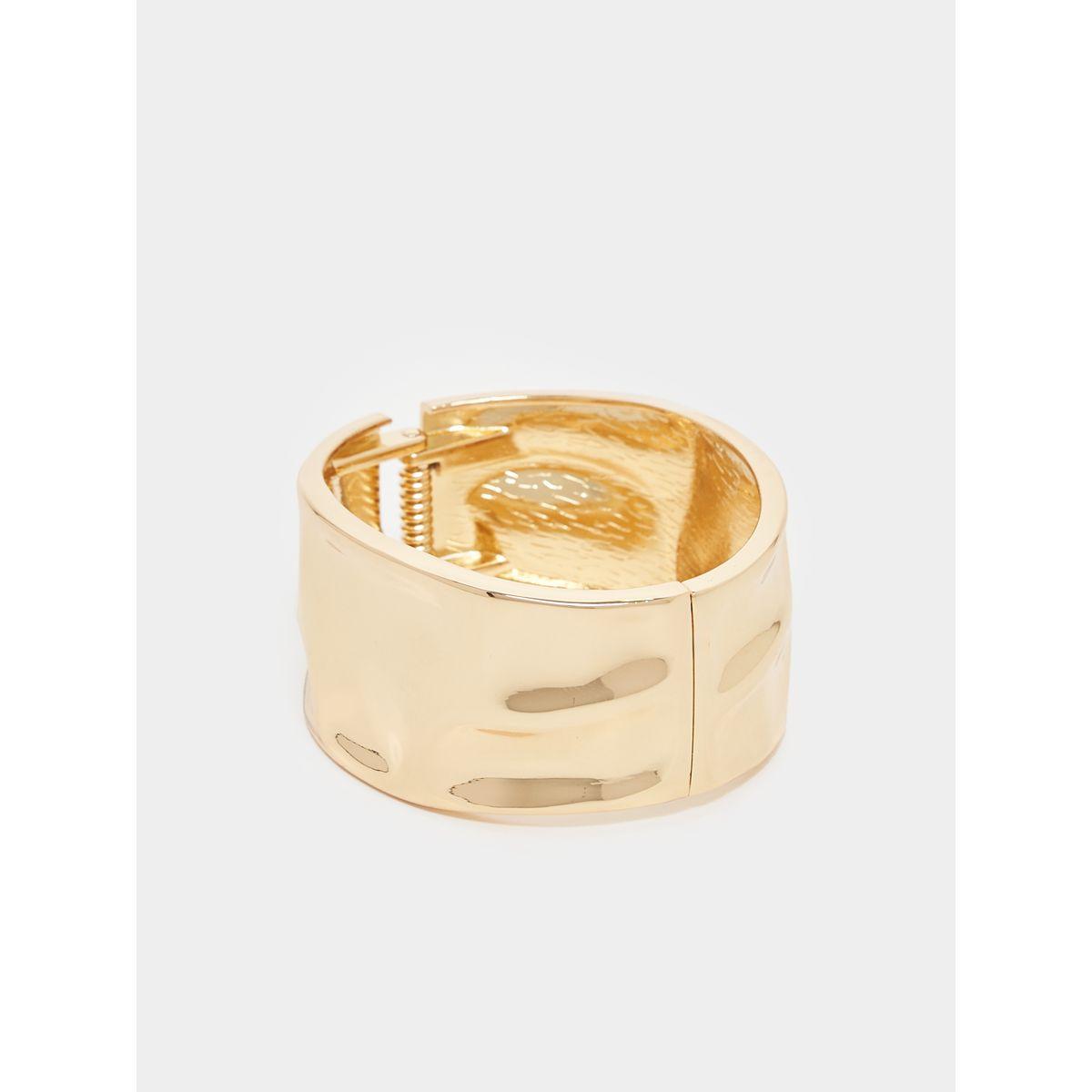 Metallic Thick Cuff Bracelet-women-watchesandjewellery-jewellery-banglesandbracelets-image-2