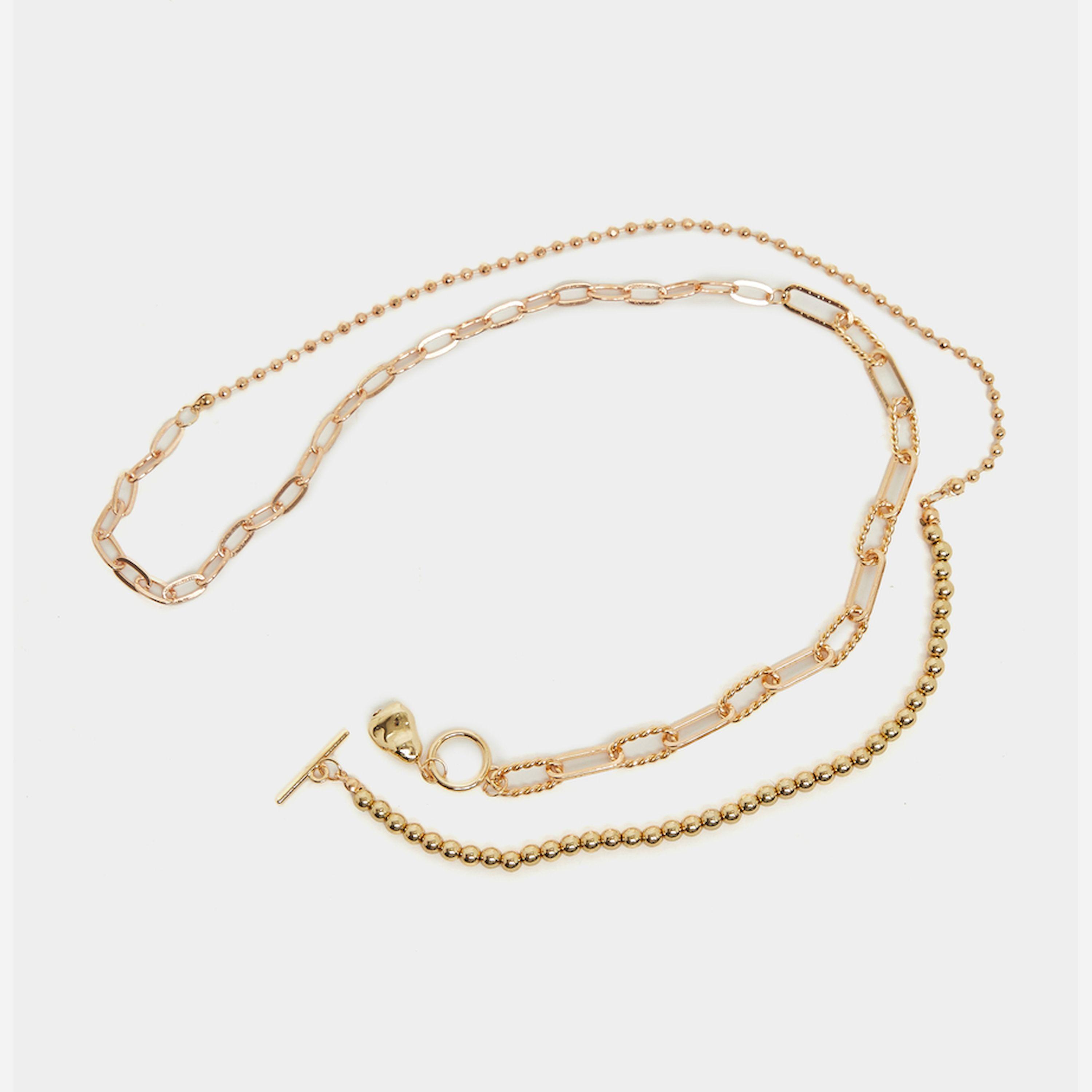 Styli Multi-Layered Chain Link Necklace-women-watchesandjewellery-jewellery-necklacesandpendants-image-2
