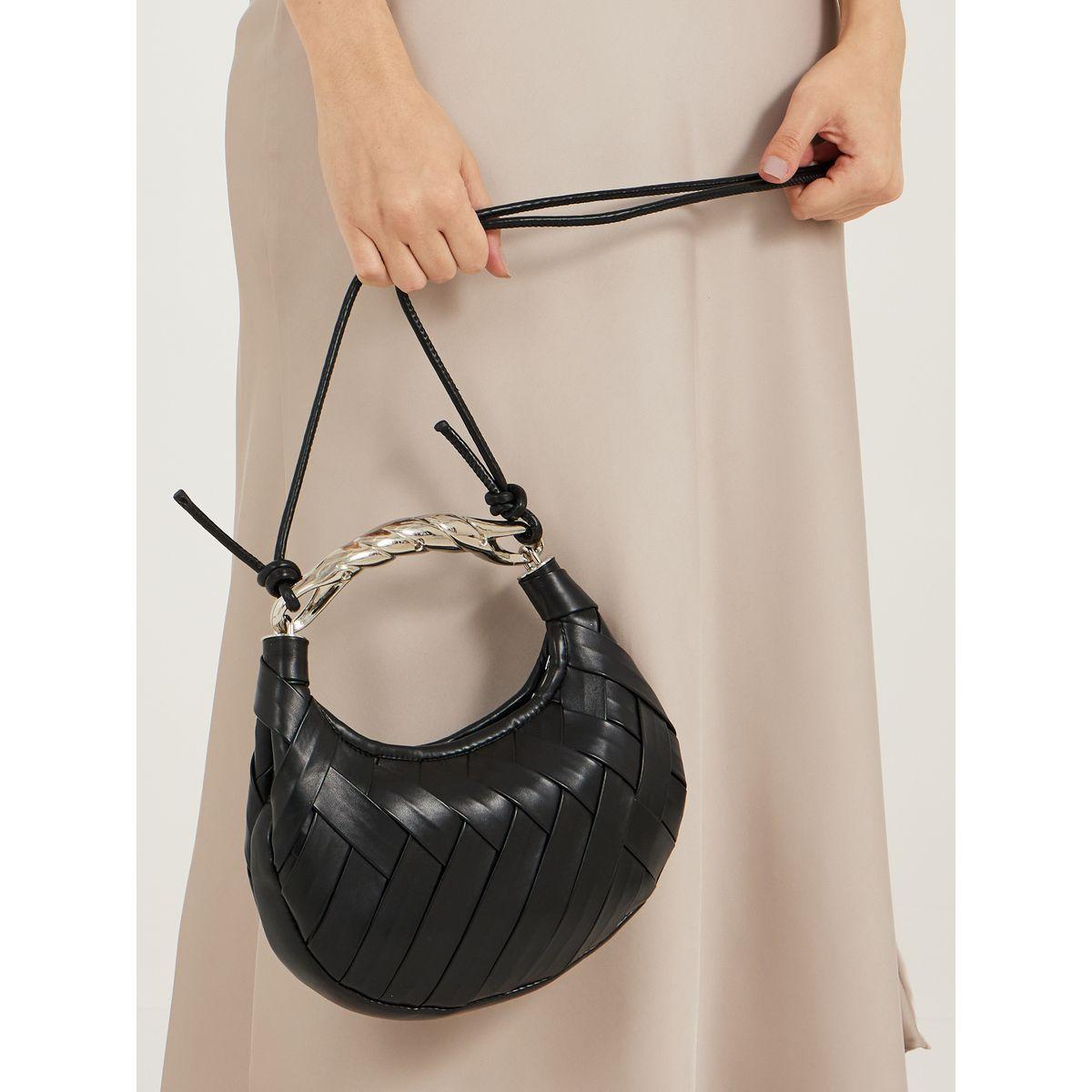 Braided Handbag with Metallic Handle-women-bagsandwallets-handbags-image-3