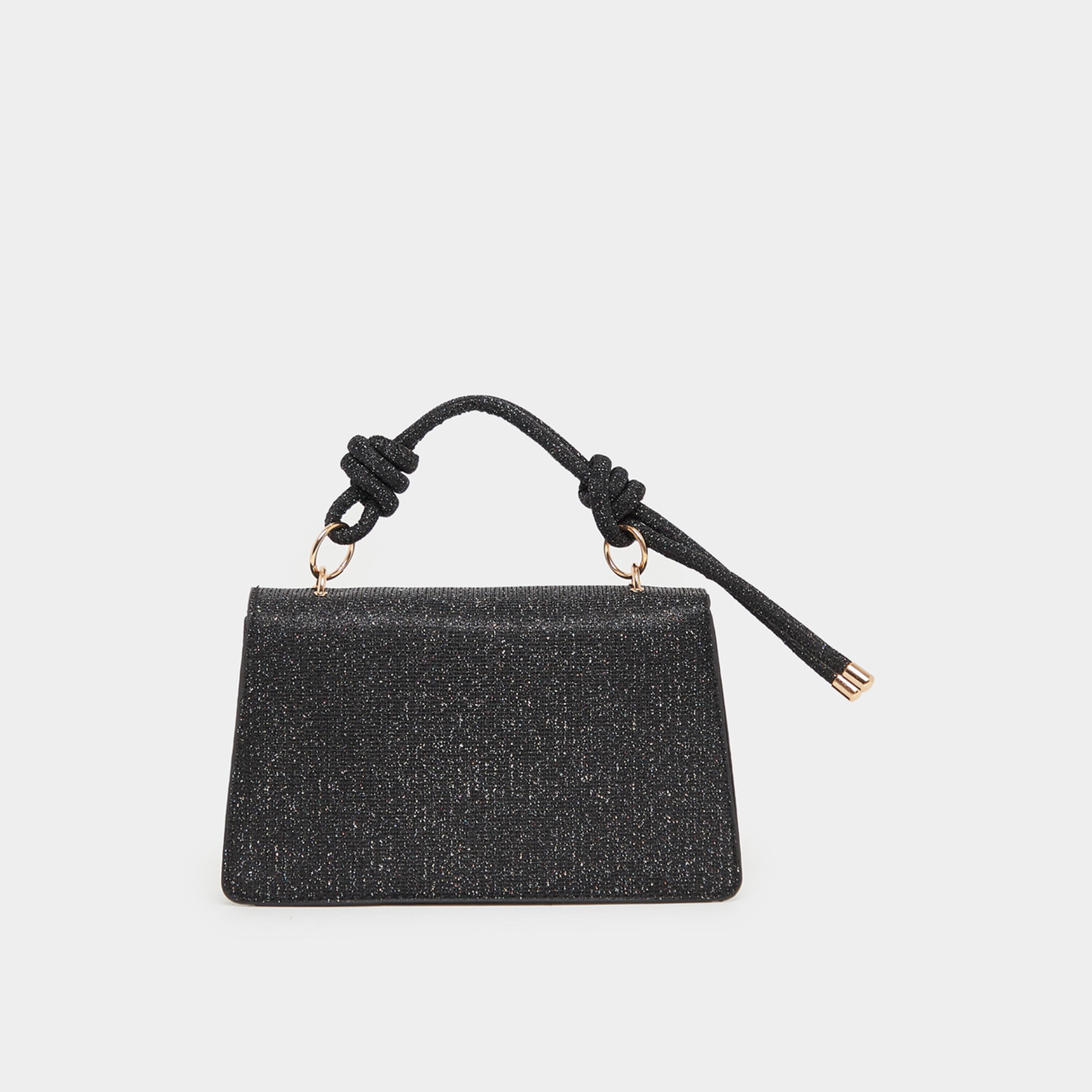ستايلي - حقيبة يد براقة بحزام قابل للفصل-women-bagsandwallets-handbags-image-4