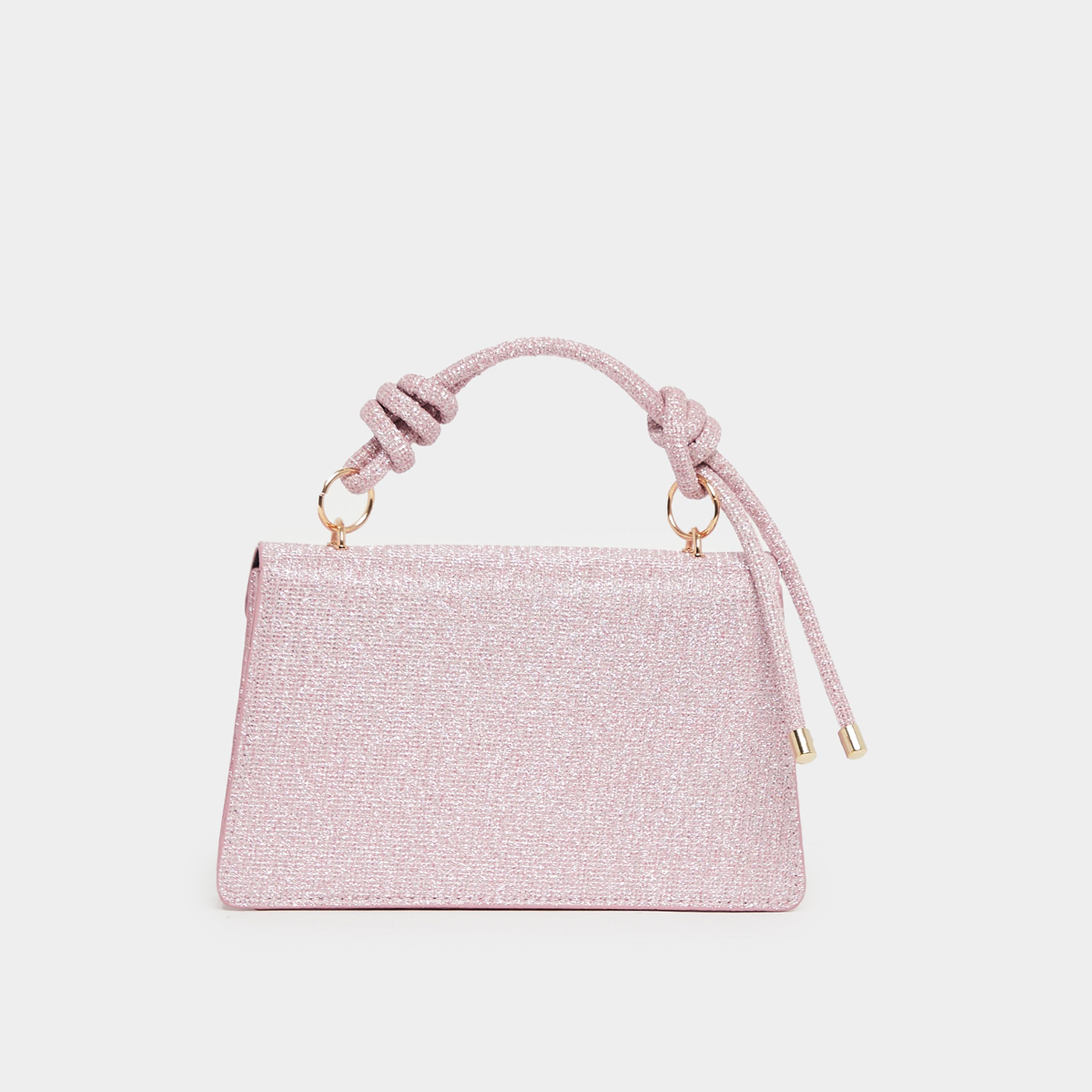 Styli Glittered Look Handbag With Detachable Strap-women-bagsandwallets-handbags-image-4