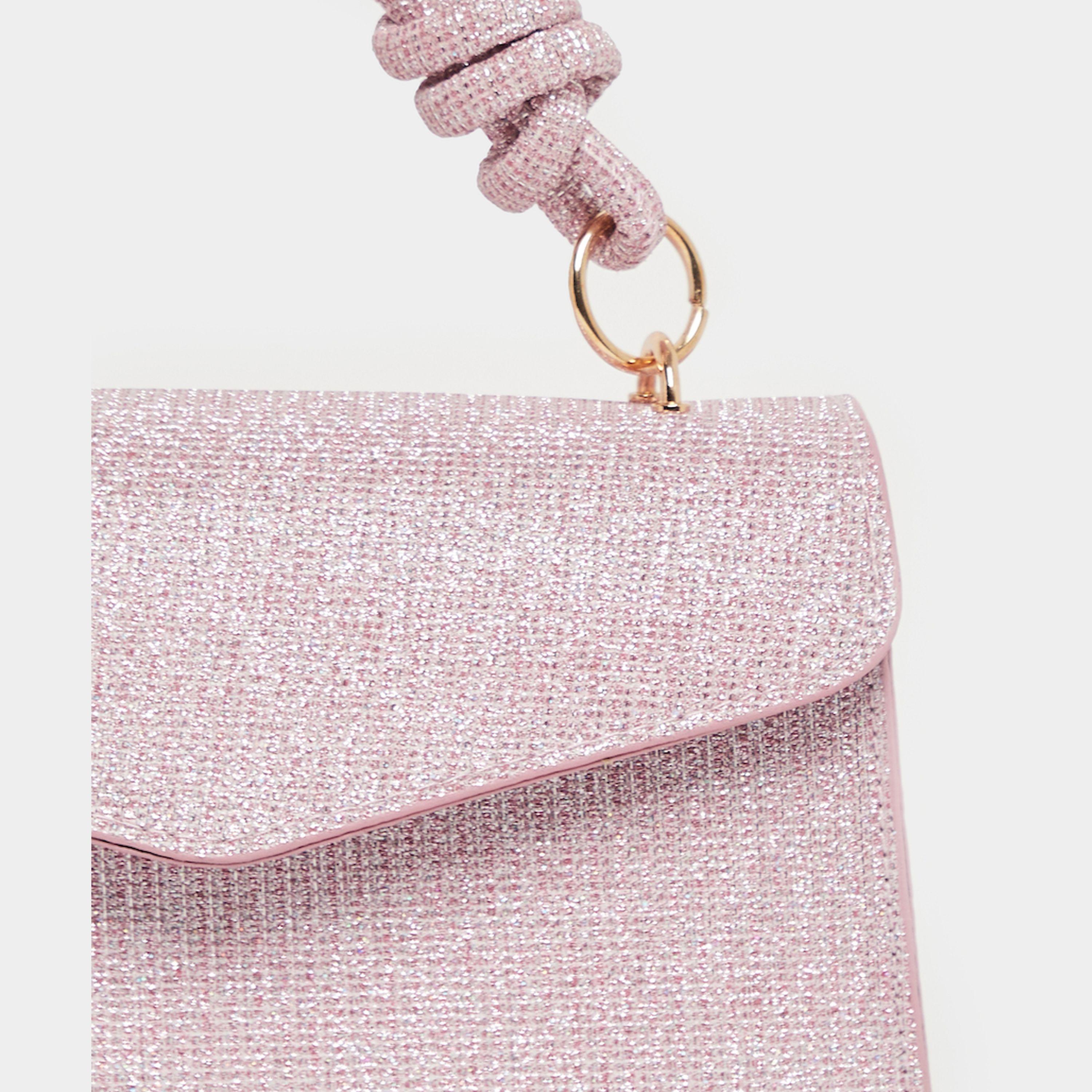 Styli Glittered Look Handbag With Detachable Strap-women-bagsandwallets-handbags-image-5