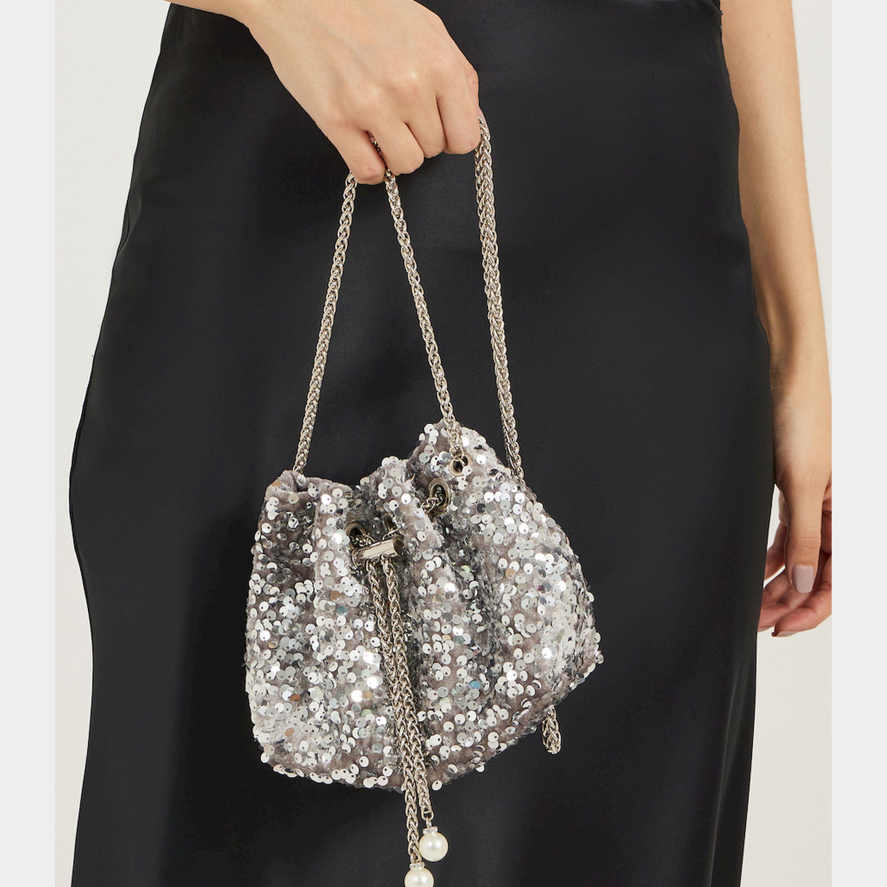 ستايلي - حقيبة كتف مزينة بالترتر مع حزام سلسلة-women-bagsandwallets-handbags-image-3