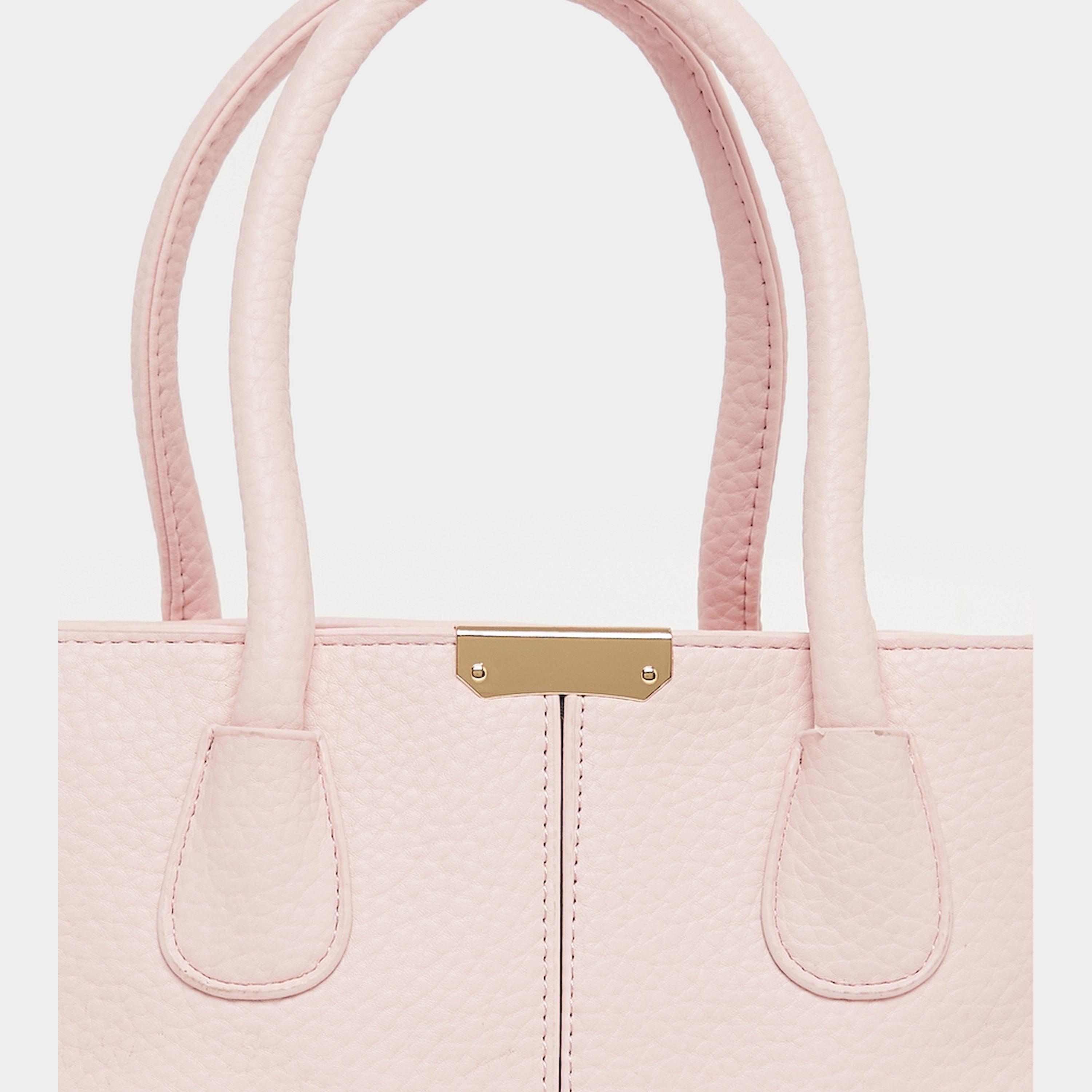 Styli Pebble Textured Handbag With Dual Handle-women-bagsandwallets-handbags-image-5
