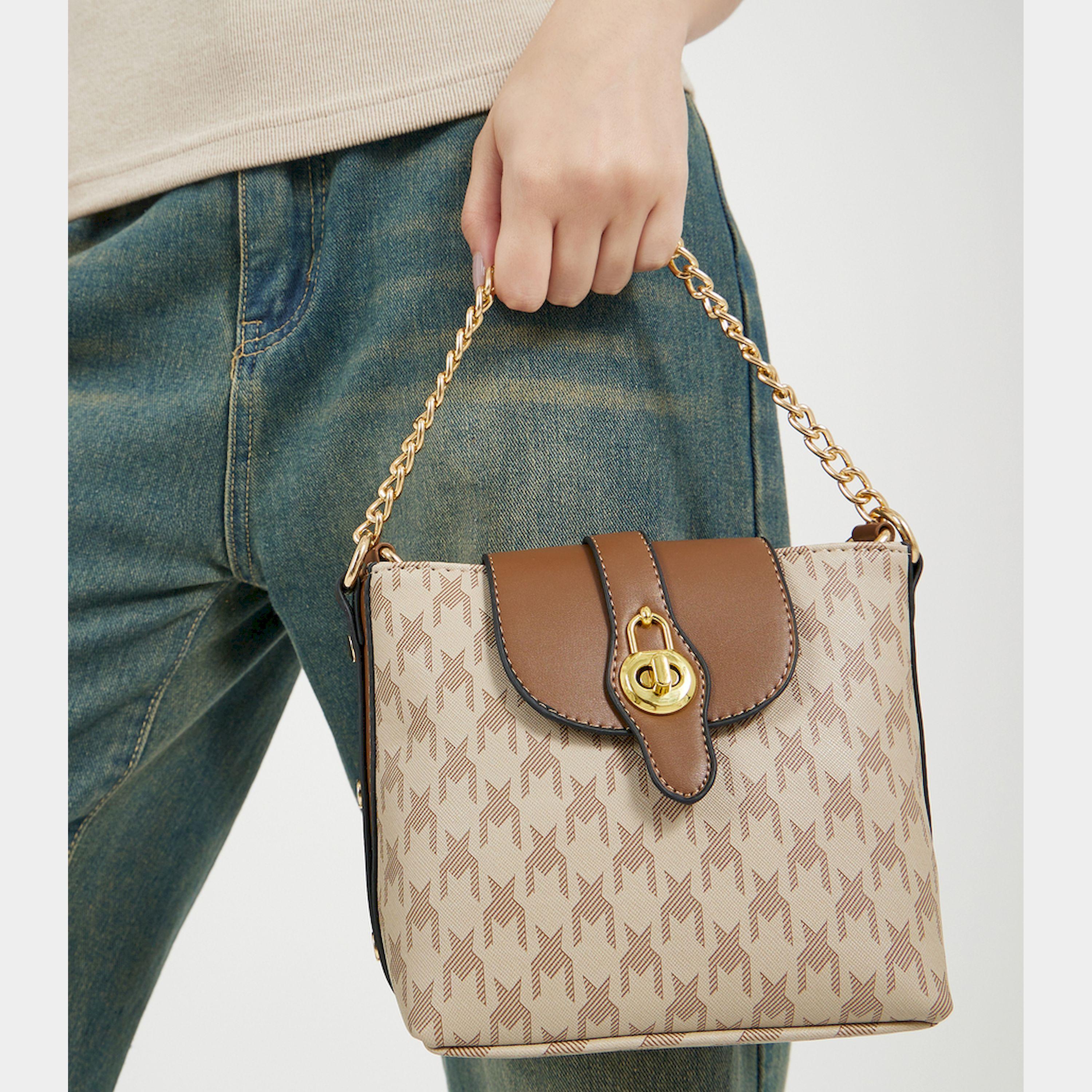 Styli All Over Print Shoulder Bag With Chain Handle-women-bagsandwallets-handbags-image-3