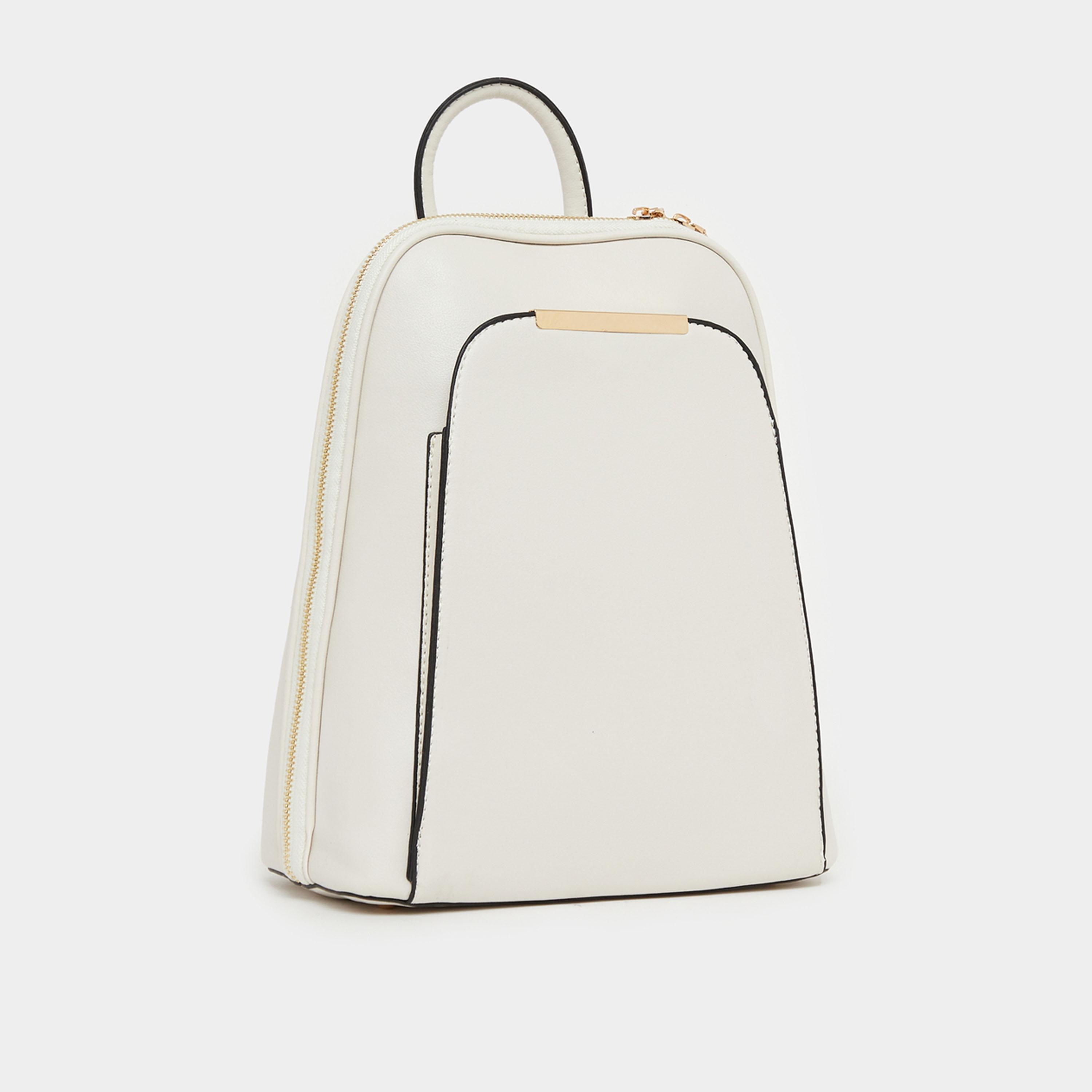 Styli Solid Zip Around Backpack-women-bagsandwallets-backpacks-image-1