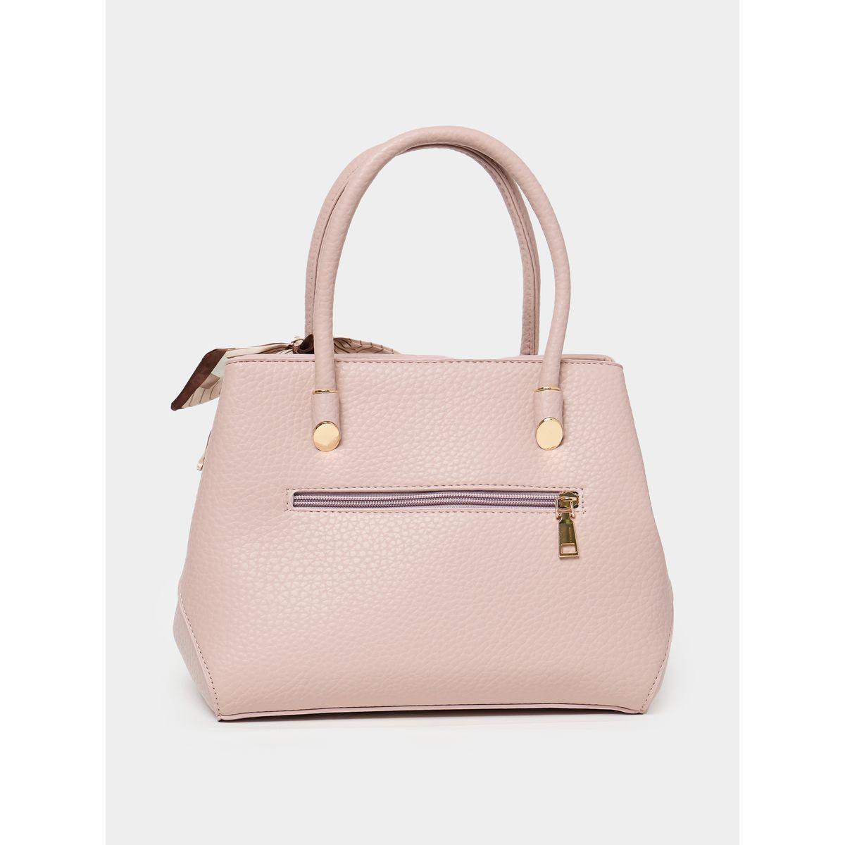 شنطة يد بتفاصيل بارزة الملمس مع وشاح-women-bagsandwallets-handbags-image-5