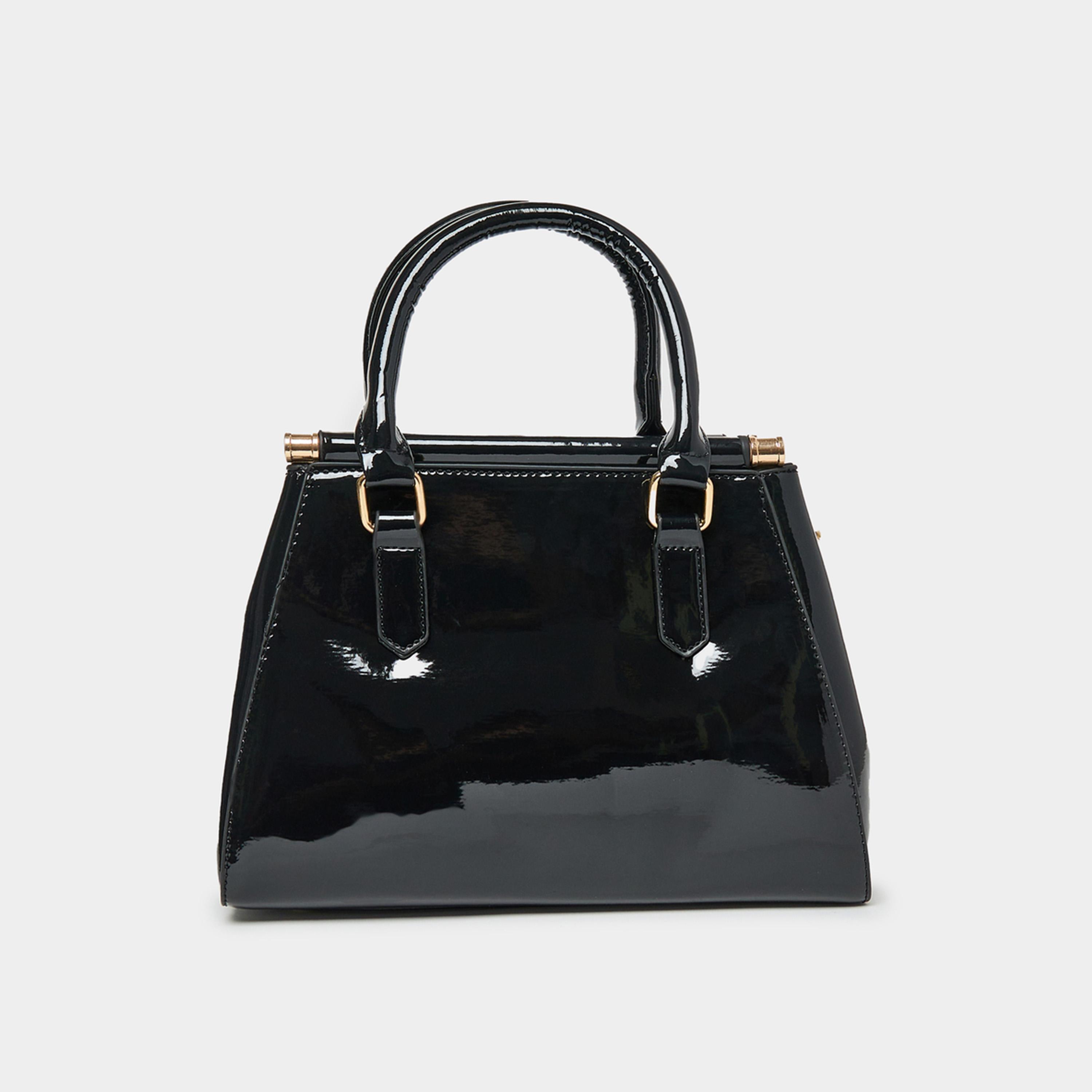 ستايلي - حقيبة يد ذات لمعة معدنية مزخرفة بسحاب للإغلاق-women-bagsandwallets-handbags-image-2