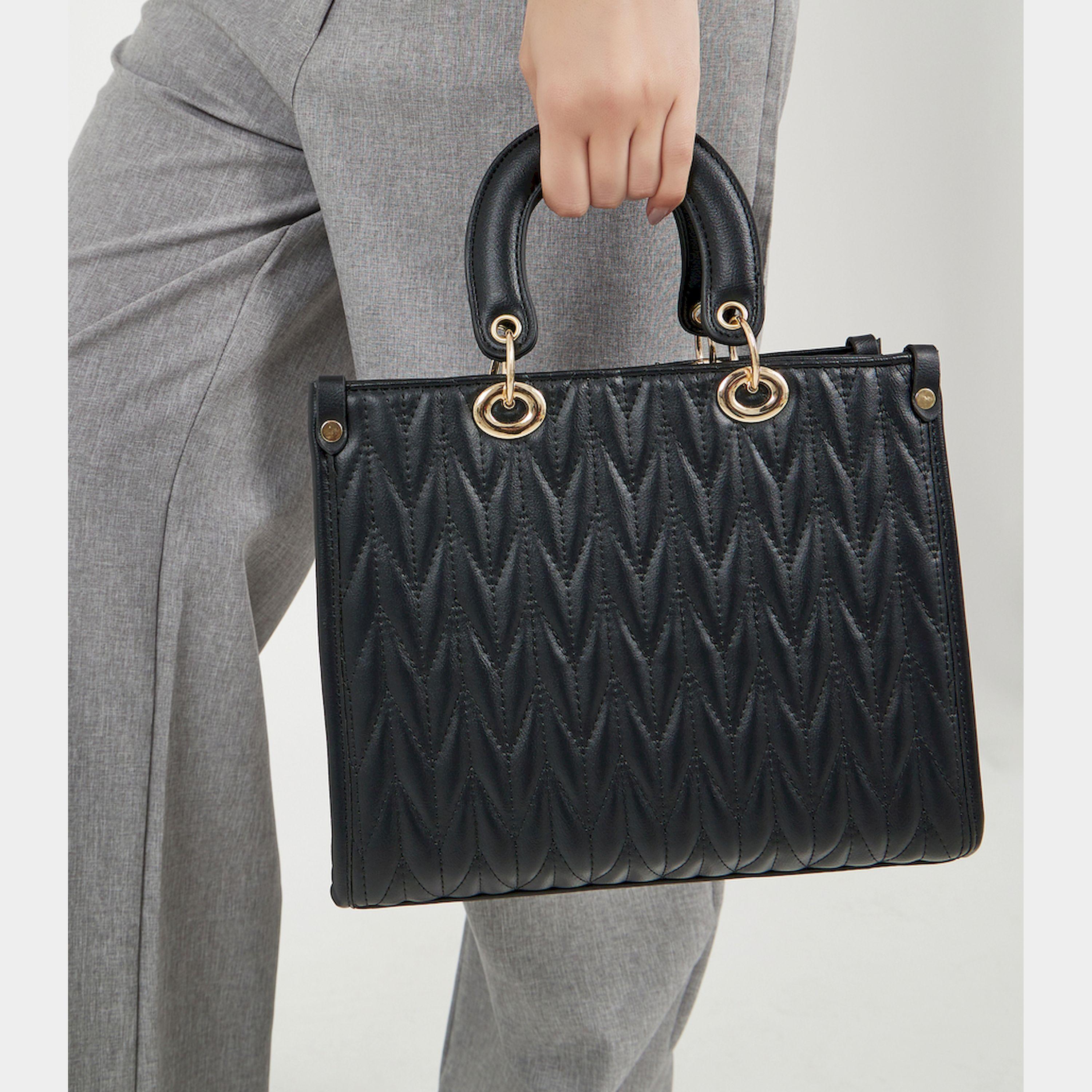ستايلي - حقيبة يد مبطنة مع حزام كتف قابل للفصل-women-bagsandwallets-handbags-image-3