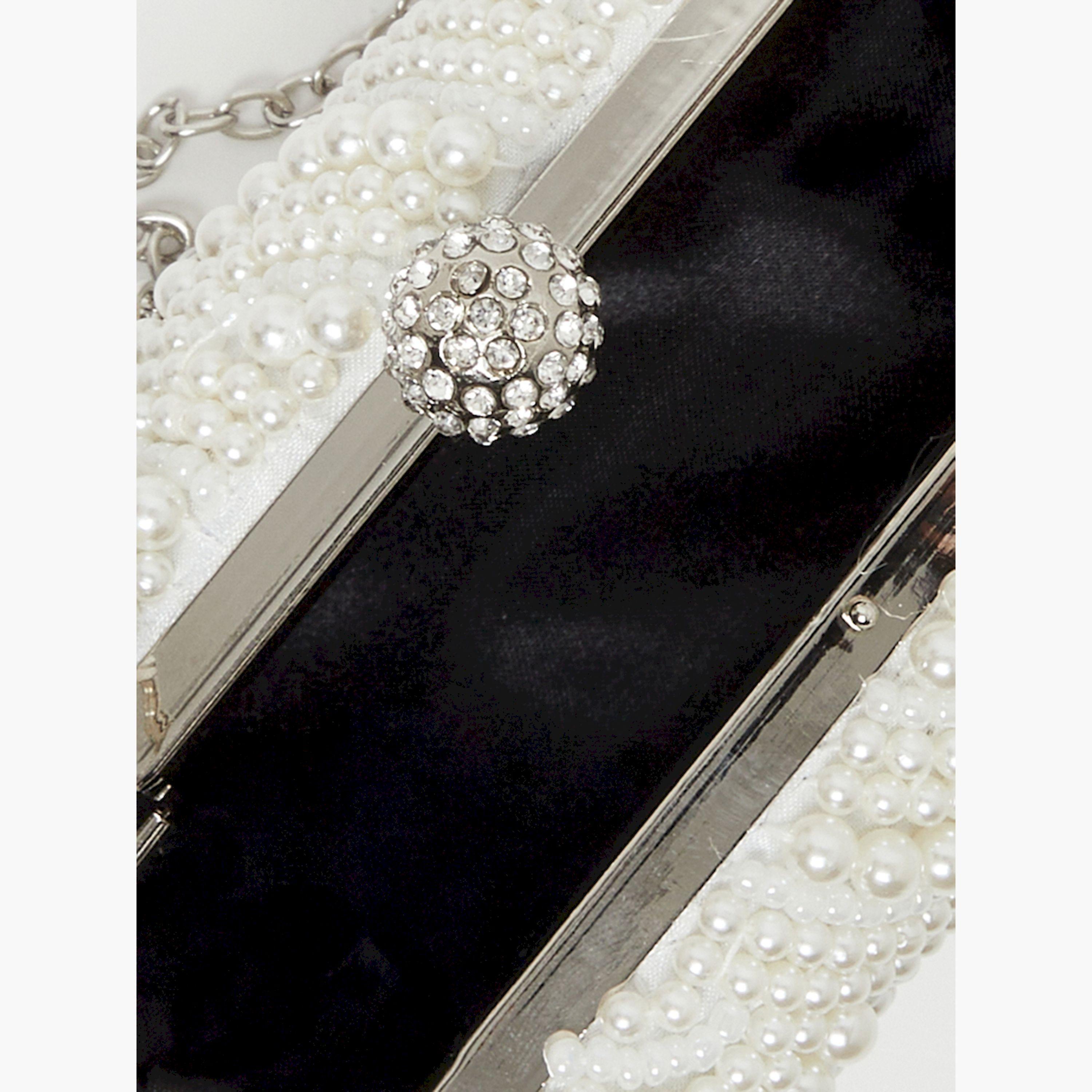 Styli All Over Faux Pearl Embellished Clutch-women-bagsandwallets-handbags-image-4