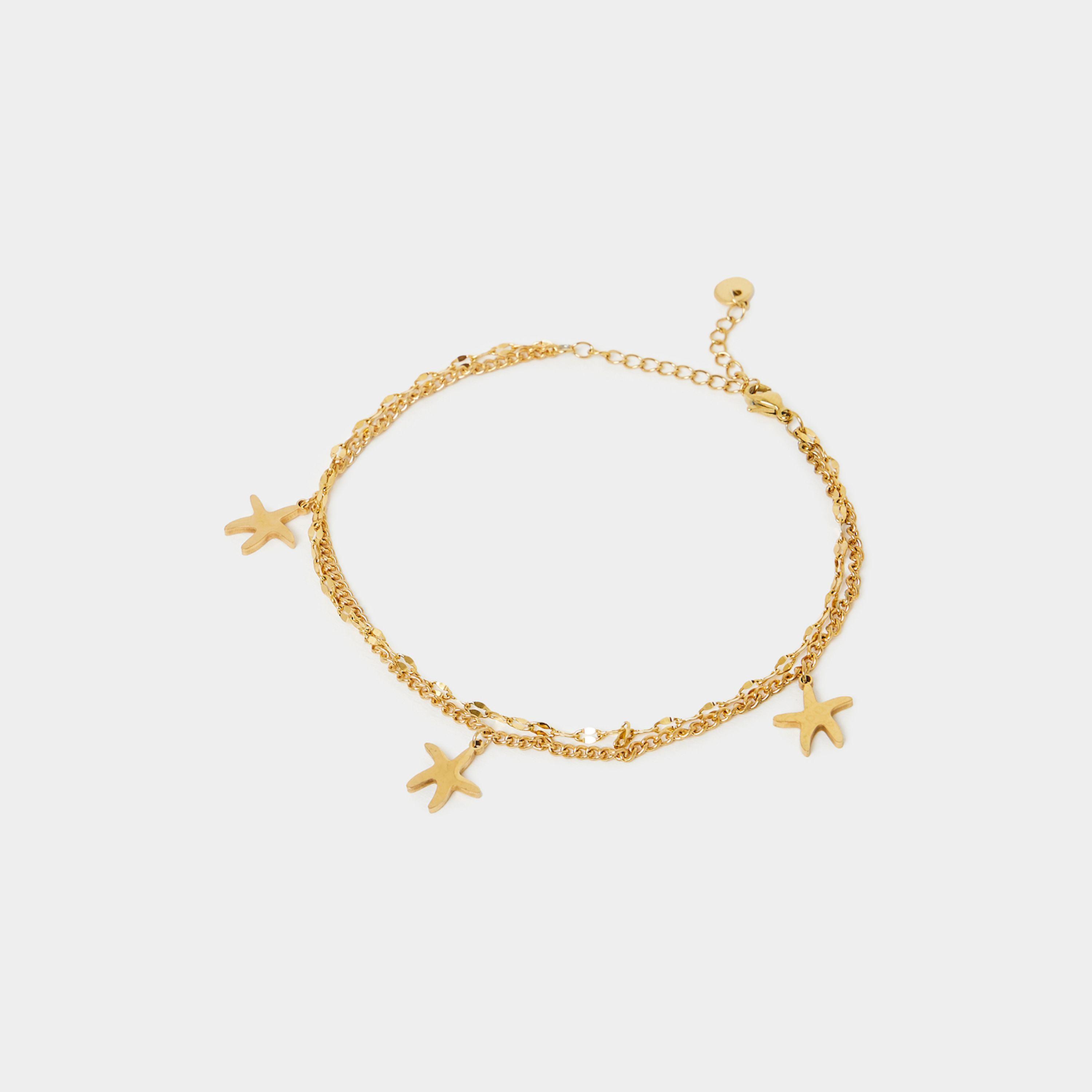 ستايلي - خلخال على شكل نجمة البحر-women-watchesandjewellery-jewellery-anklets-image-2