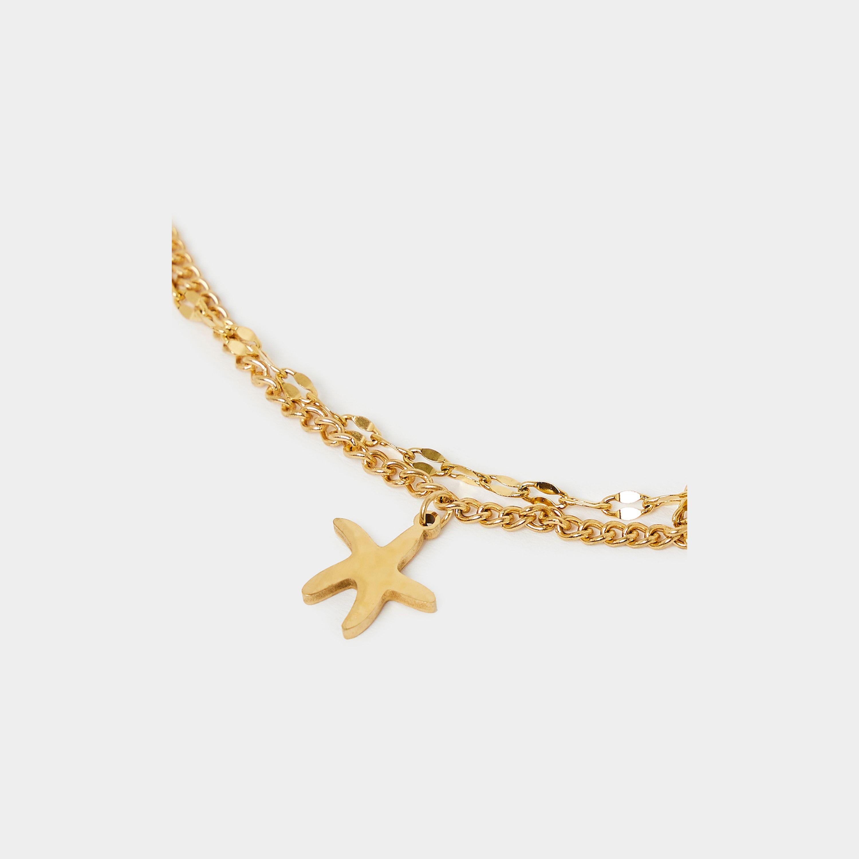 Styli Starfish Drop Anklet-women-watchesandjewellery-jewellery-anklets-image-3