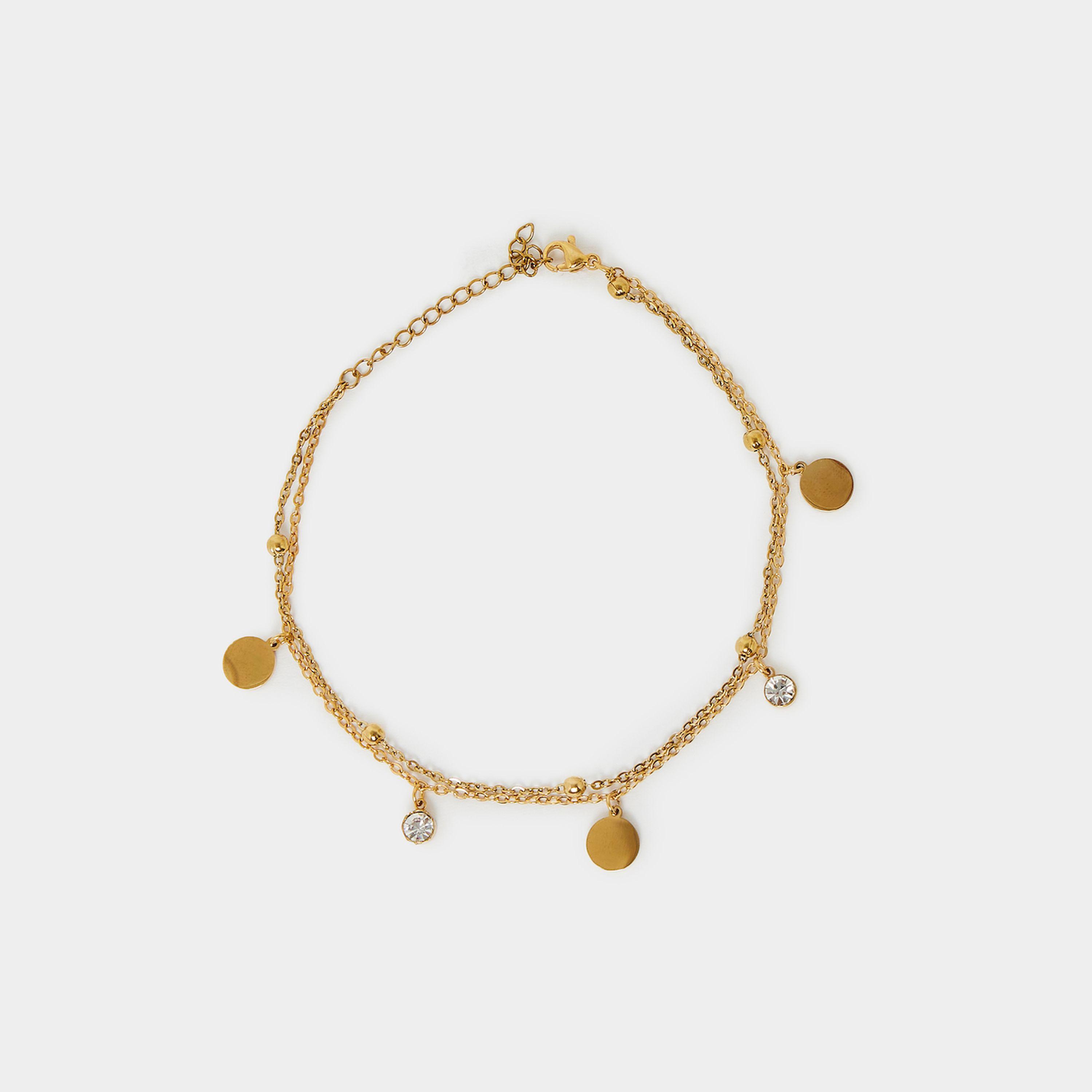 Styli Embellished Drop Anklet-women-watchesandjewellery-jewellery-anklets-image-1