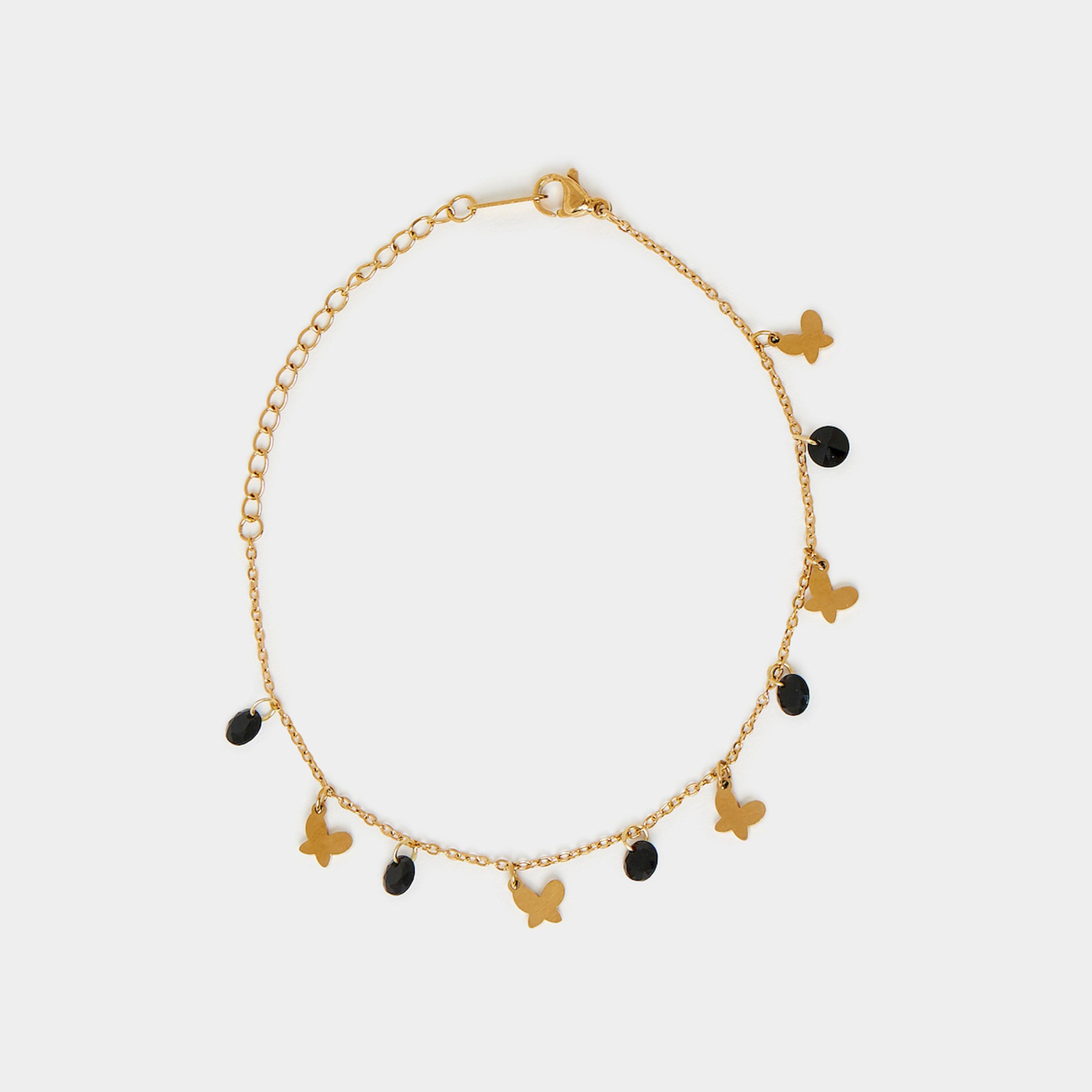 ستايلي - خلخال على شكل فراشة-women-watchesandjewellery-jewellery-anklets-image-1