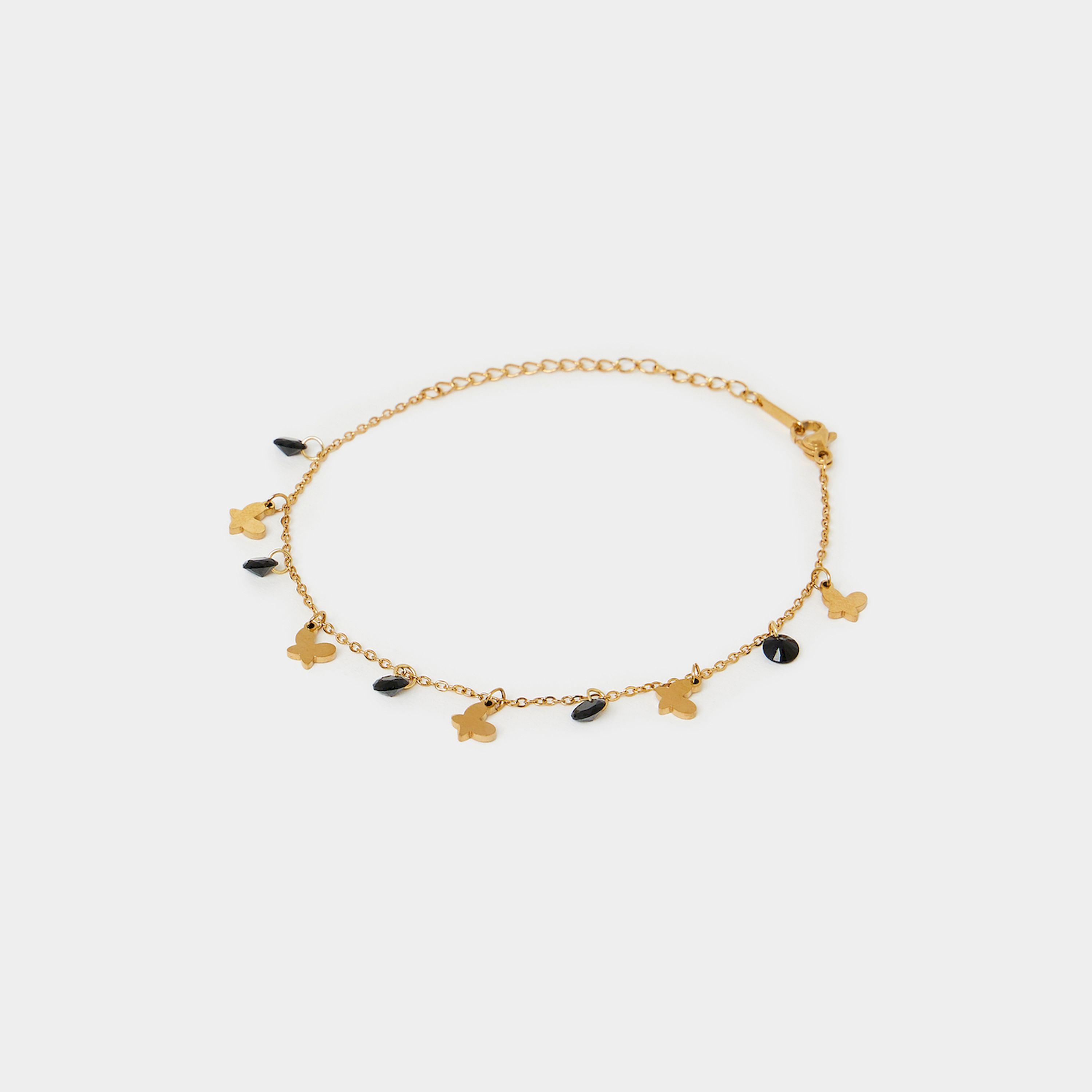 ستايلي - خلخال على شكل فراشة-women-watchesandjewellery-jewellery-anklets-image-2