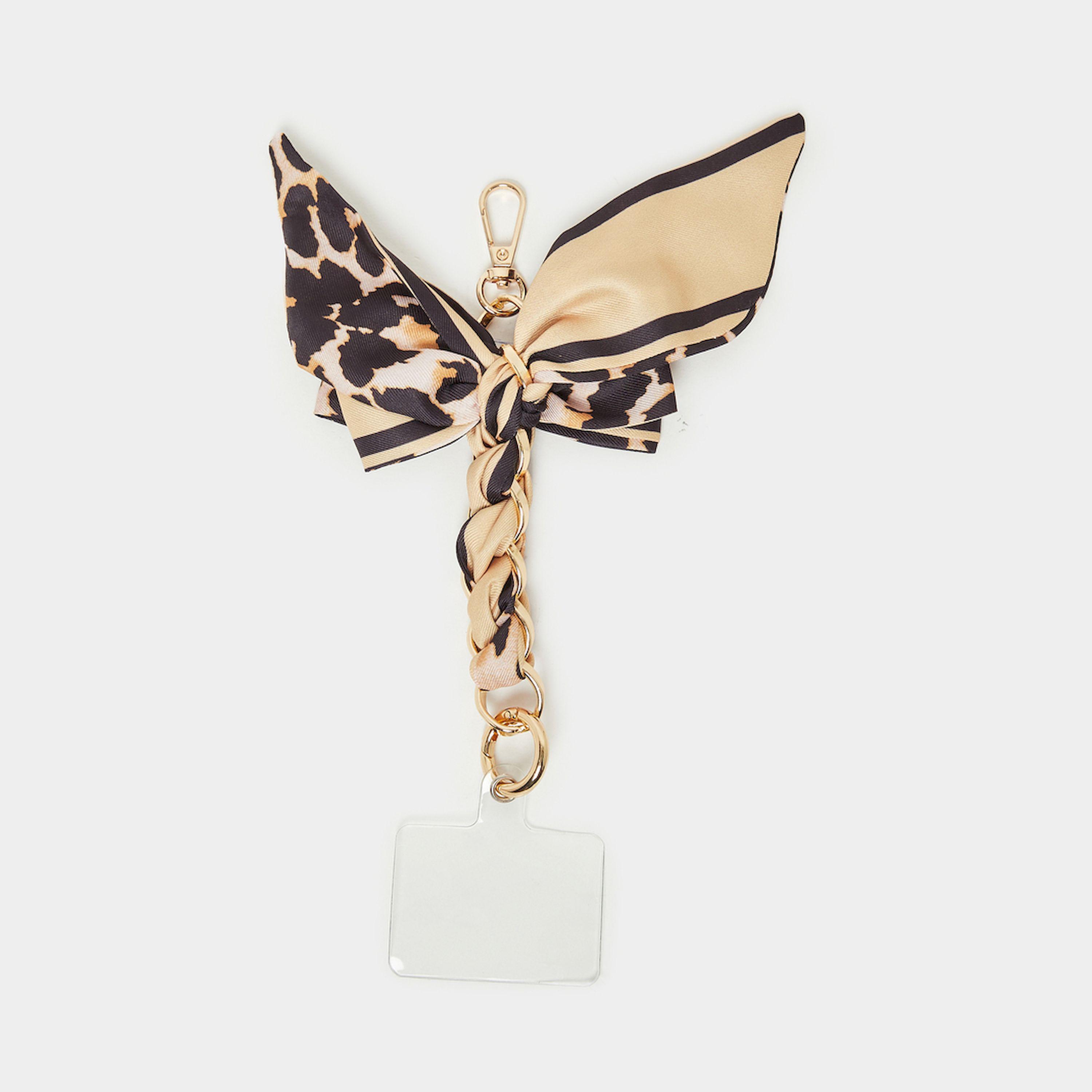 Styli Printed Scarf Key Chain With Pvc Card-travel-accessories-image-1