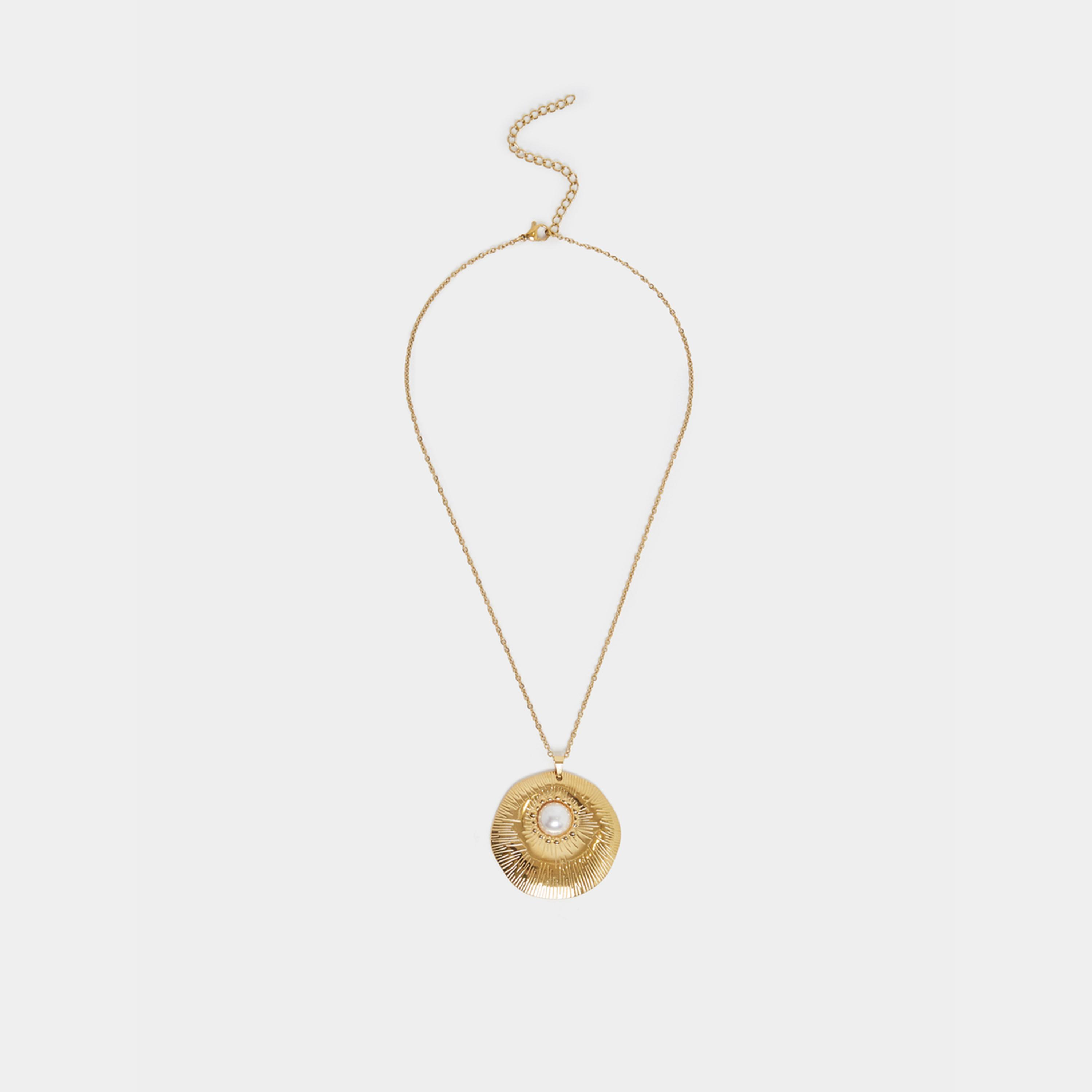 Styli Faux Pearl Embellished Pendant Necklace-women-watchesandjewellery-jewellery-necklacesandpendants-image-2