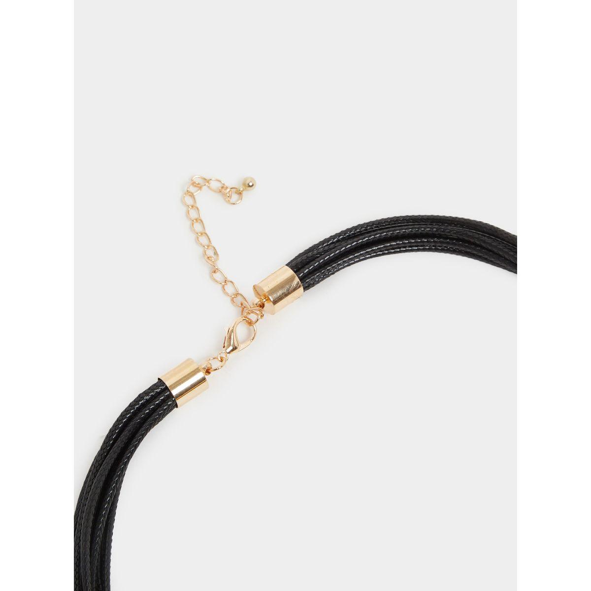 عقد مزين بحلية معدنية ومشبك إغلاق لوبستر-women-watchesandjewellery-jewellery-necklacesandpendants-image-4